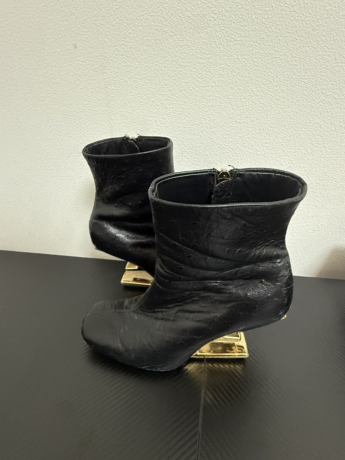 Fendi Fendi Metal Slingback Heels Size US 6.5 / IT 36.5 - 1 Thumbnail