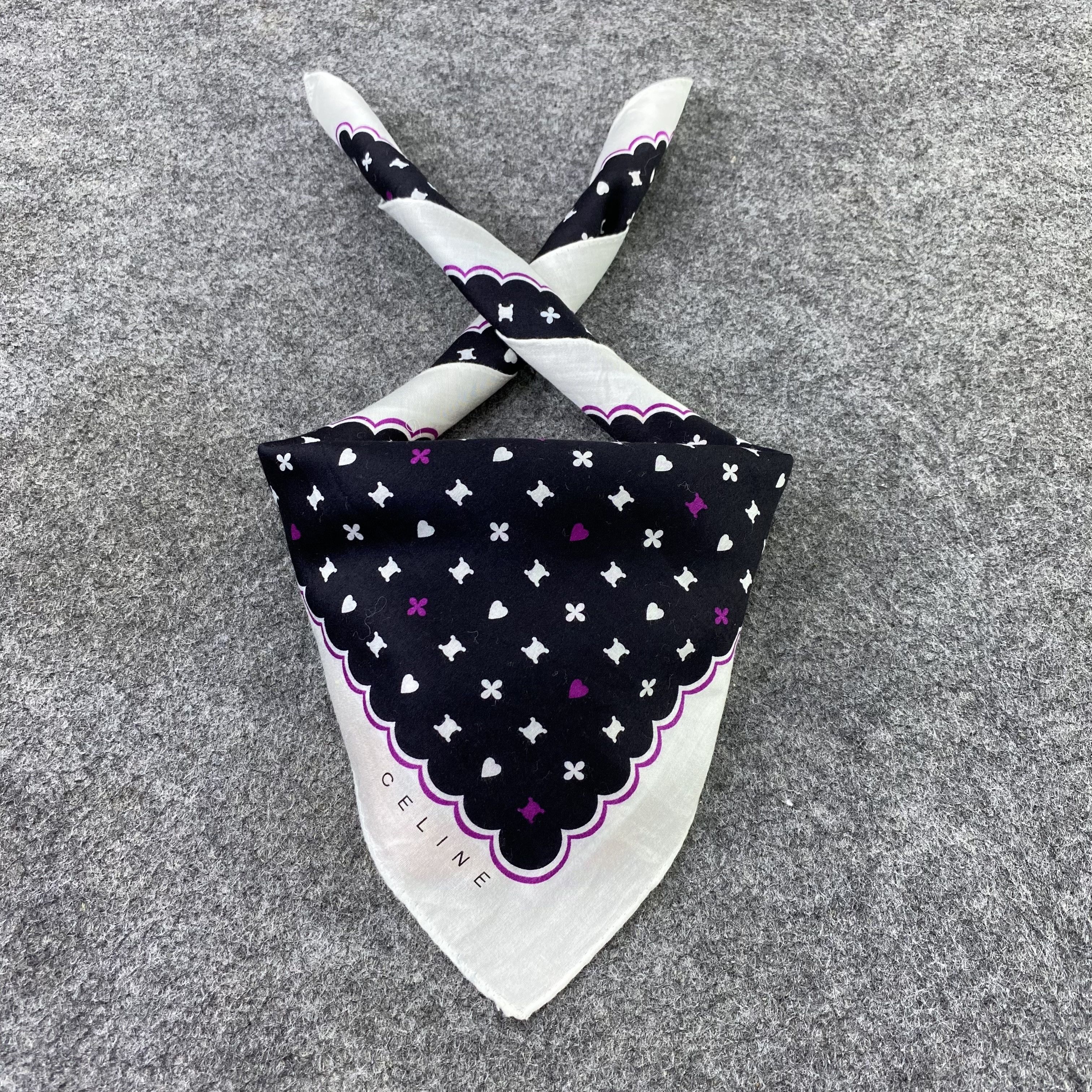 Celine Celine Handkerchief / Bandana / Neckerchief / Headscarf-B817 Size ONE SIZE - 2 Thumbnail