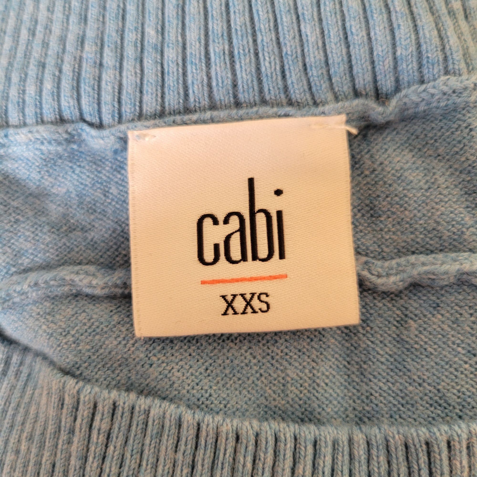 Vintage Cabi Cornflower Blue XXS Lightweight Knit MARBLE LOOSE 5007 Size XXS / US 00 / IT 34 - 3 Thumbnail
