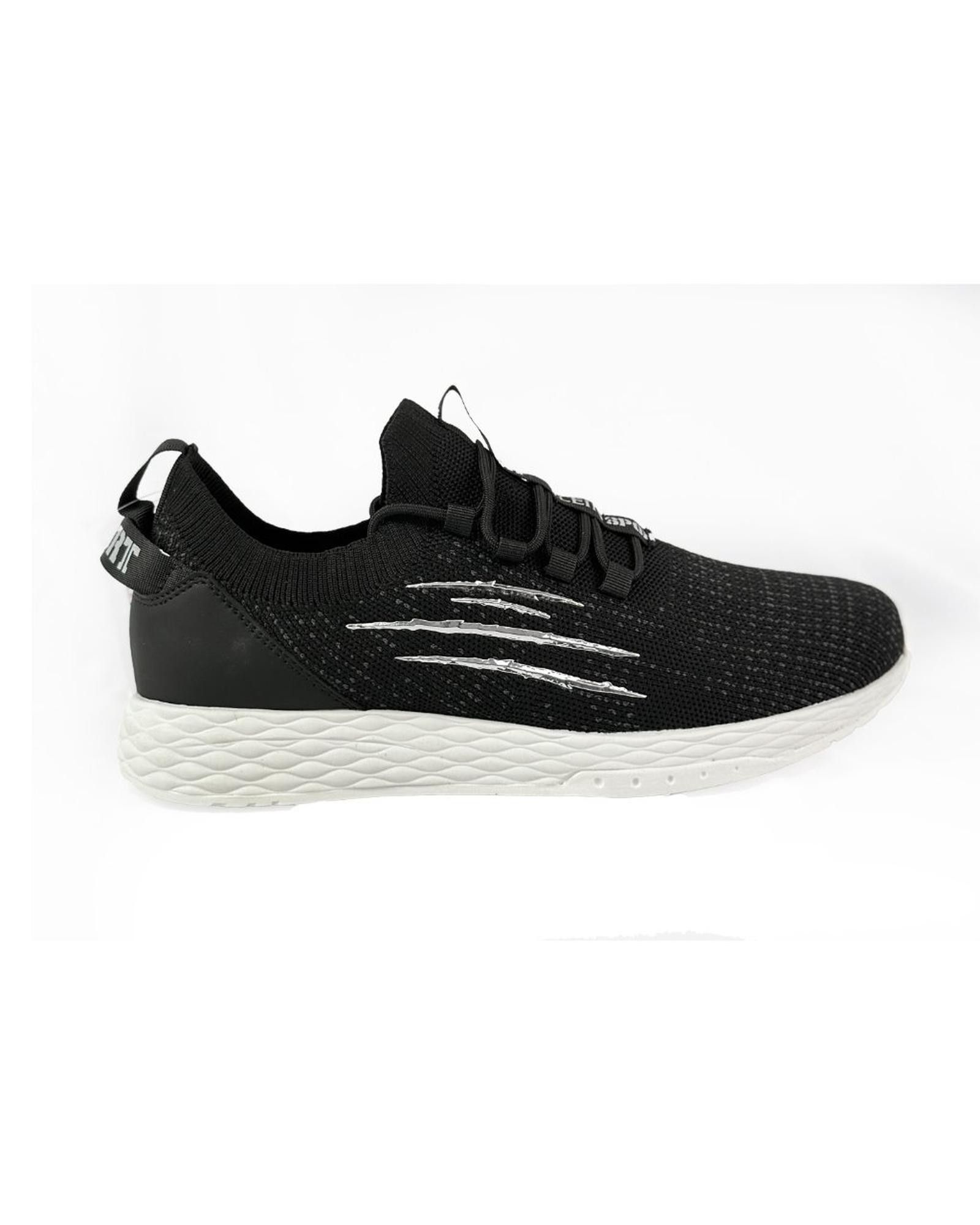 image of Philipp Plein Round Toe Synthetic Rubber Sole Sneakers in Black, Men's (Size 11)