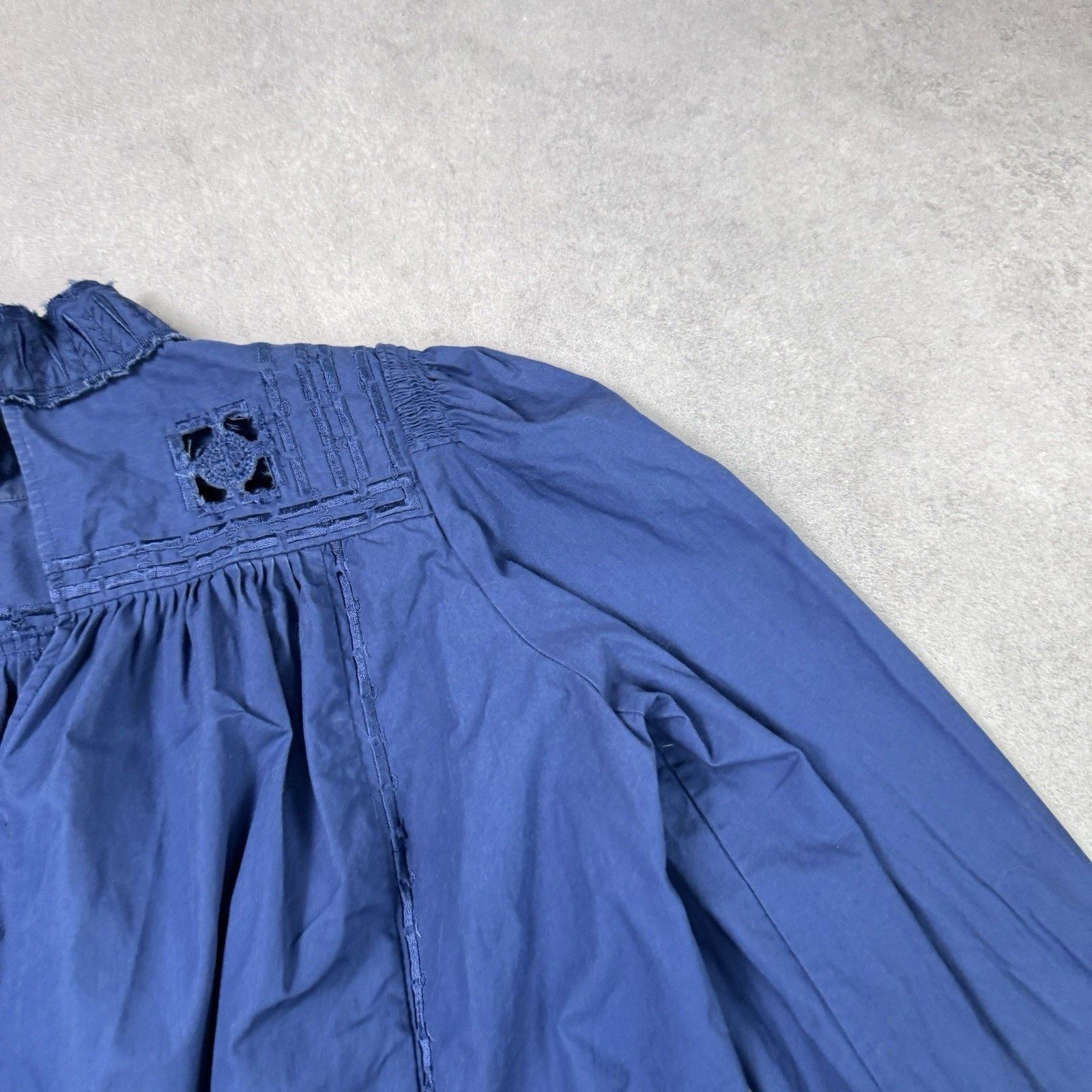 Isabel Marant Isabe Marant Women Blouse Blue Size 38 Cotton Size XS / US 0-2 / IT 36-38 - 19 Thumbnail
