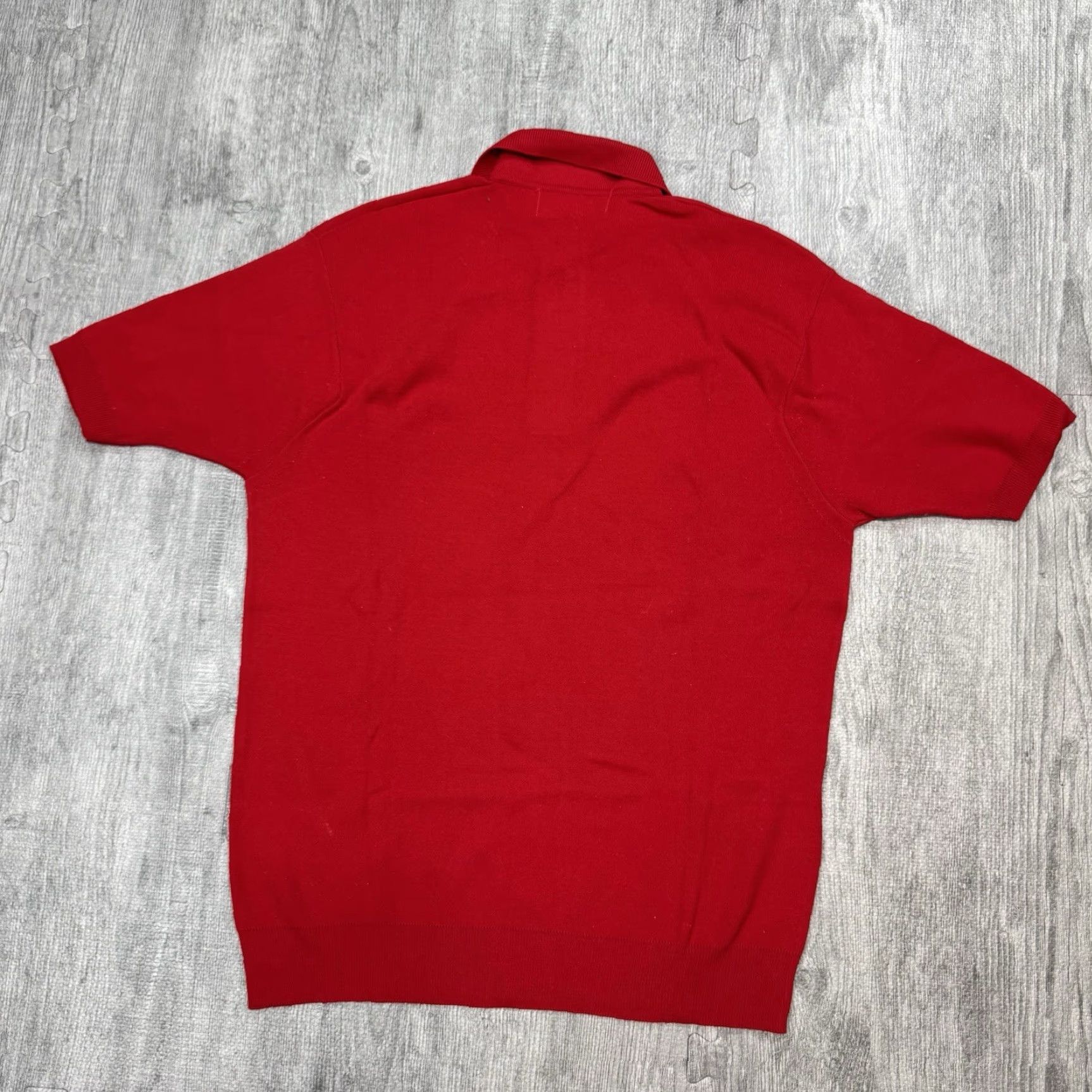 Vintage VINTAGE Amcrest Polo Shirt Men Medium Red Nylon 60s Rockabilly Button Collared Short Sleeve Size US M / EU 48-50 / 2 - 4 Thumbnail