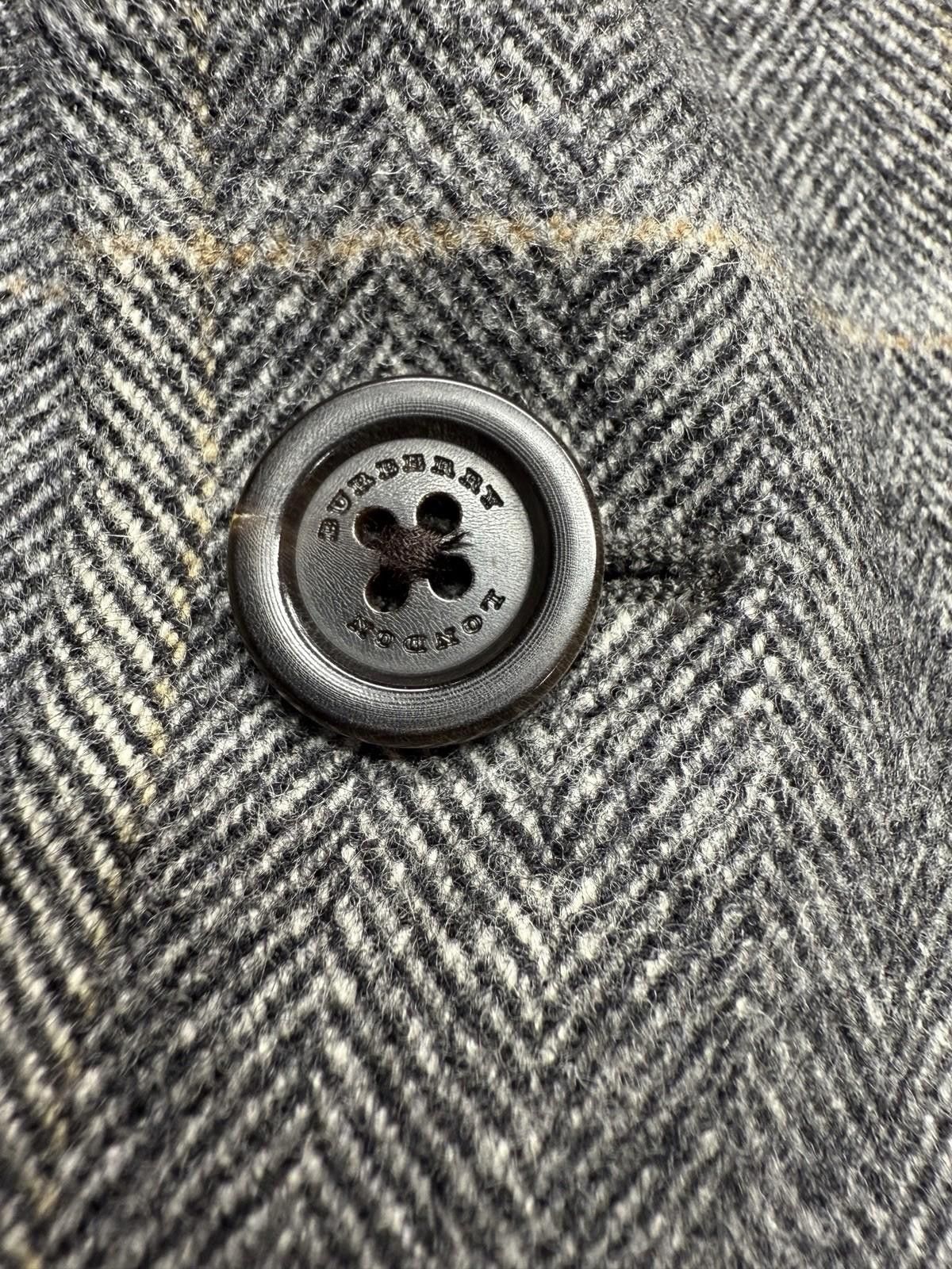 Burberry Burberry London Rare Wool Men’s Blazer In Herringbone 52R Size 52R - 2 Thumbnail