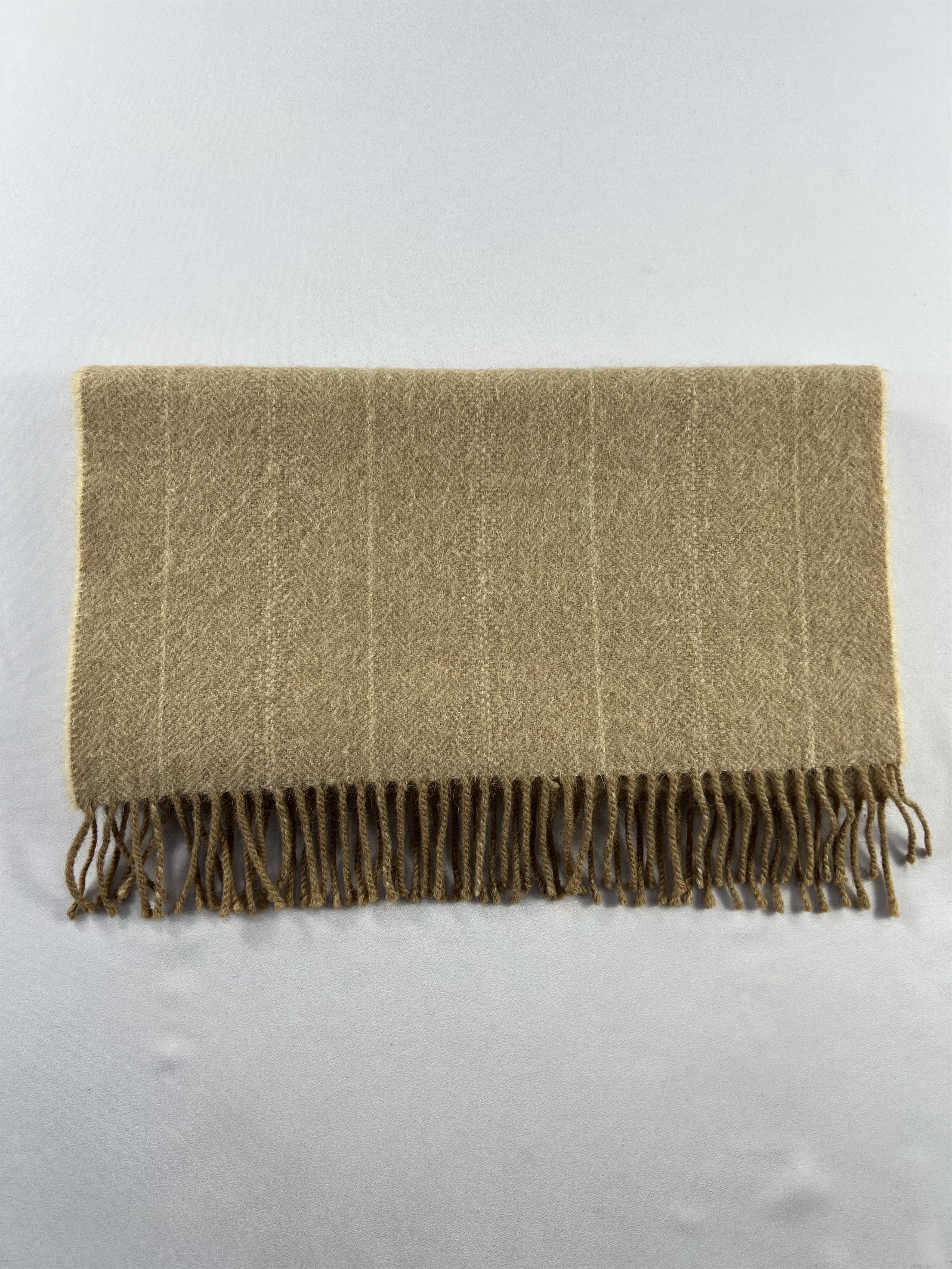 Vintage Glen Prince Camel Hair Scarf / Muffler / Neckwear P954 Size ONE SIZE - 6 Thumbnail