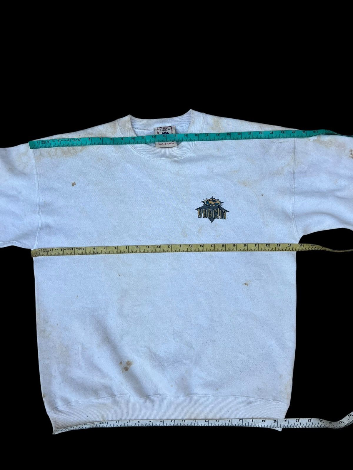 Gotcha Ageing Dirty Stains Vintage 90s Gotcha Sweatshirt Size US L / EU 52-54 / 3 - 4 Thumbnail