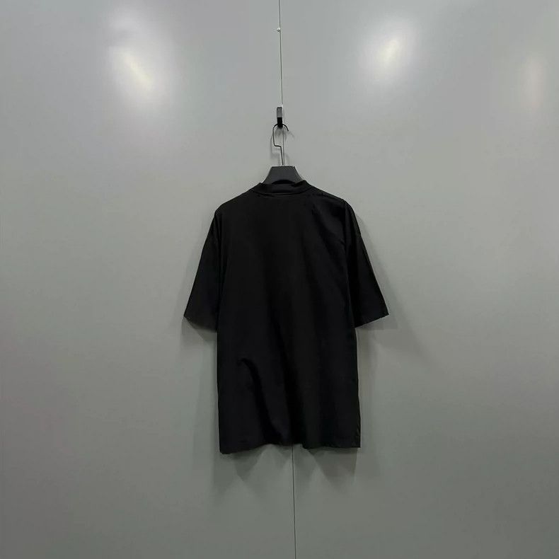 Balenciaga Balenciaga Black Letter Printed Short Sleeve Size US XXS / EU 40 - 2 Thumbnail