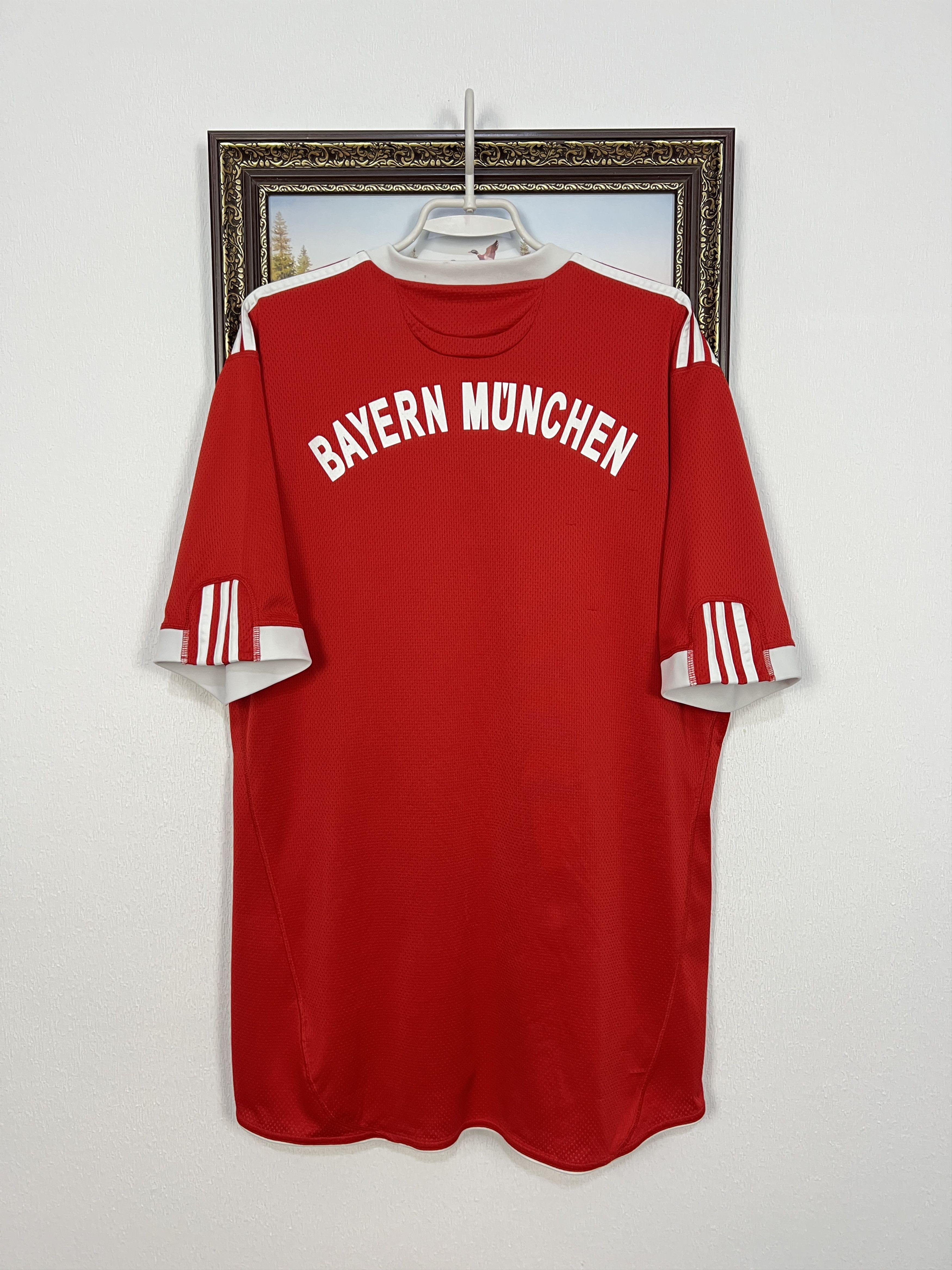 Adidas Bayern Munich Home football shirt 2009 Soccer Adidas Jersey Size US XXL / EU 58 / 5 - 12 Thumbnail