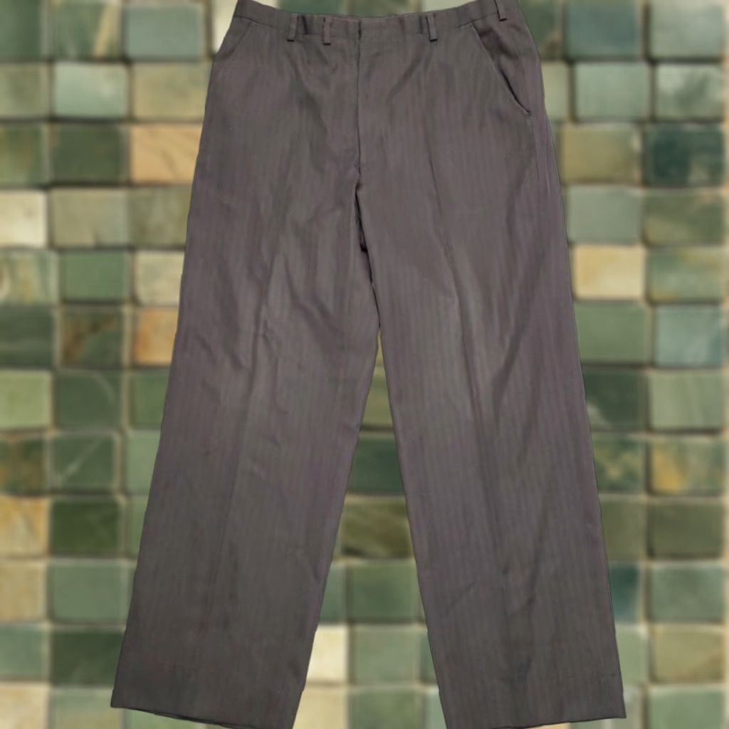 Disney VINTAGE Disney Imagemaker Pants Mens Black Herrinbone Twill 38x30 Northwest Size US 38 / EU 54 - 1 Thumbnail
