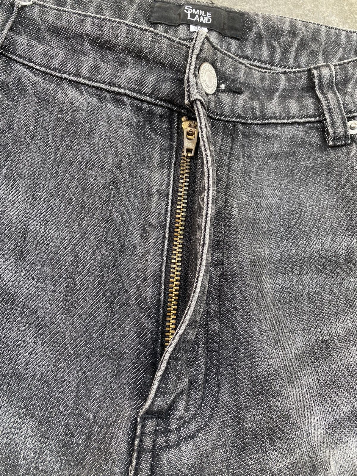Vintage Vintage Smile Land Zipper Punk Distressed Denim Pants Size US 34 / EU 50 - 6 Thumbnail