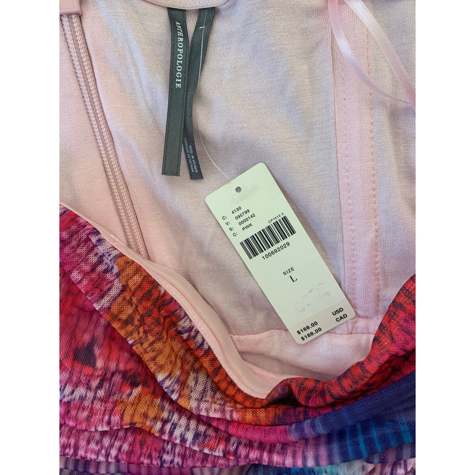 Anthropologie NWT Anthropologie Soliel Slim Strapless Ruched Mesh Dress Size L / US 10 / IT 46 - 6 Thumbnail