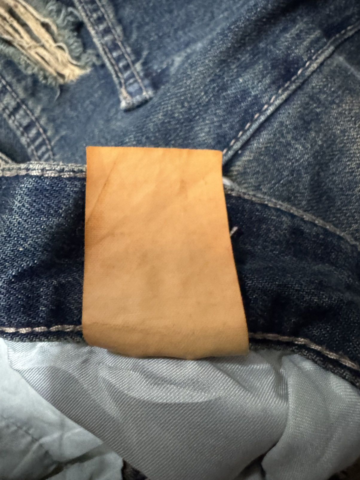 Kapital BALENCIAGA THRASHED BAGGY MUDMAX DISTRESS BY JAPANESE JEANS Size US 31 - 10 Thumbnail
