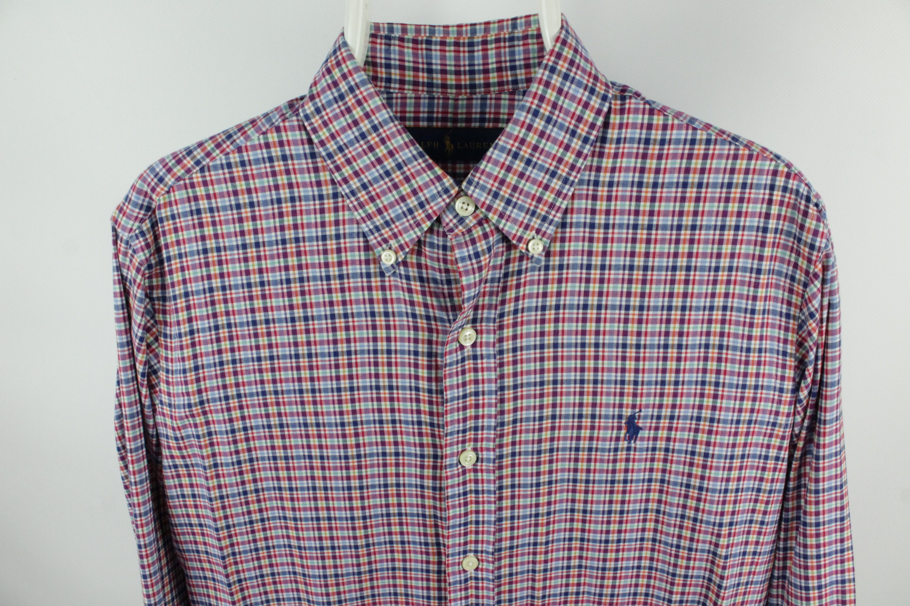 Ralph Lauren Ralph Lauren Light Soft Cotton Multi Checked Casual Shirt Size US M / EU 48-50 / 2 - 2 Thumbnail