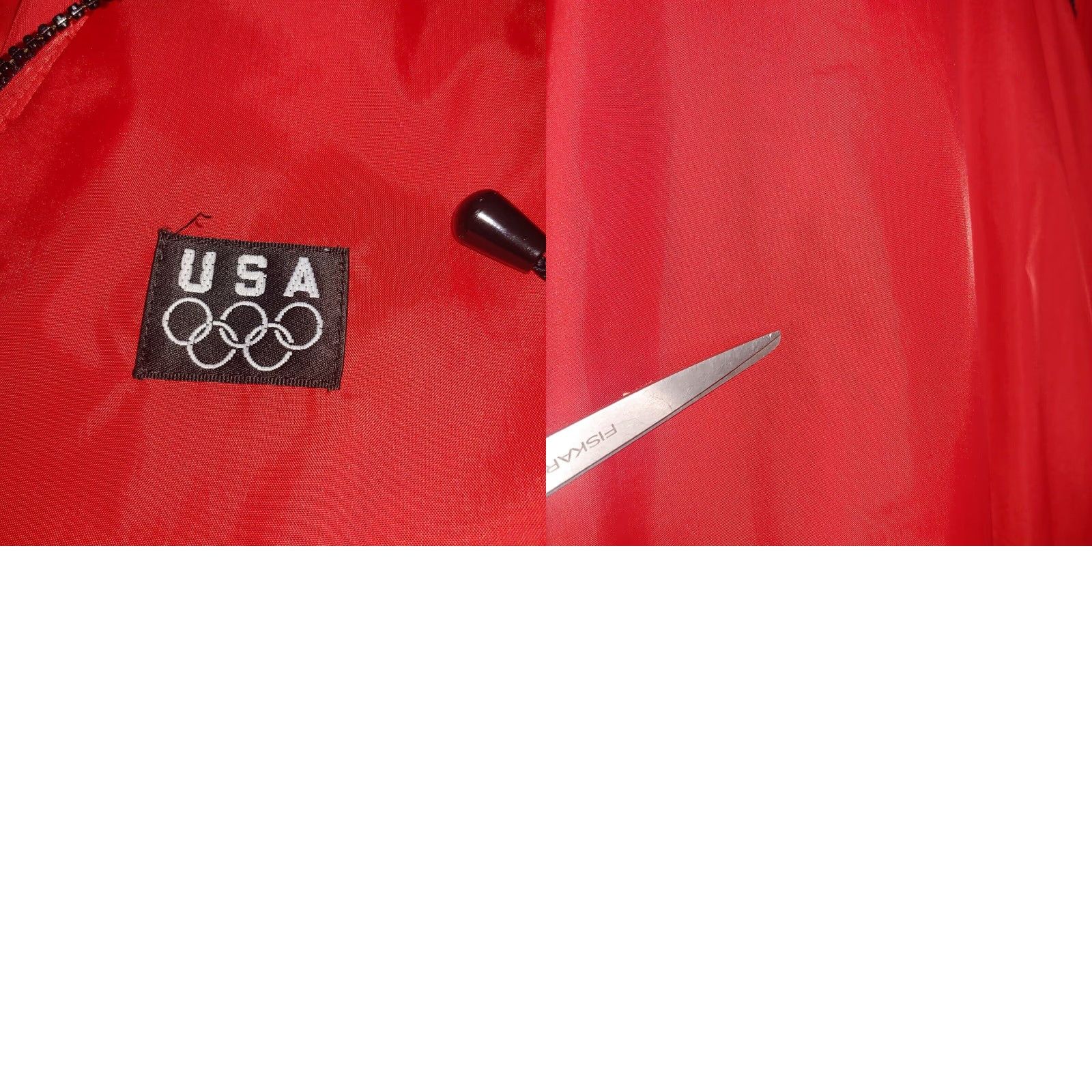 JCPenney VINTAGE JC Penney for USA Olympics Windbreaker Jacket Pullover Red Large Men’s Jacket/Coat Short Length 1/4 Zip USA Olympics Size US L / EU 52-54 / 3 - 8 Thumbnail