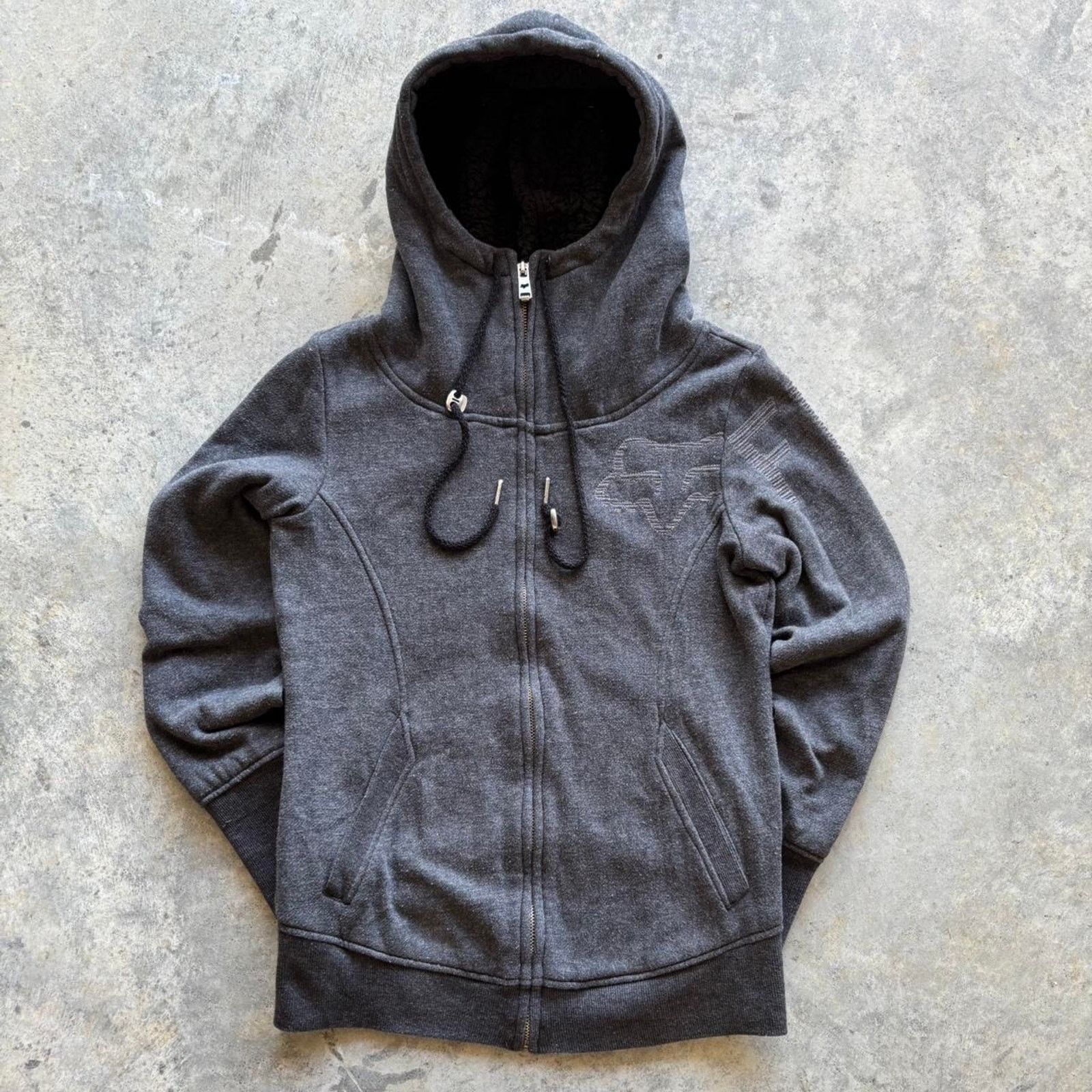 Fox Racing × JNCO × Southpole Y2K Fox Racing Embroidered Sherpa Lined Jacket Size US M / EU 48-50 / 2 - 1 Thumbnail