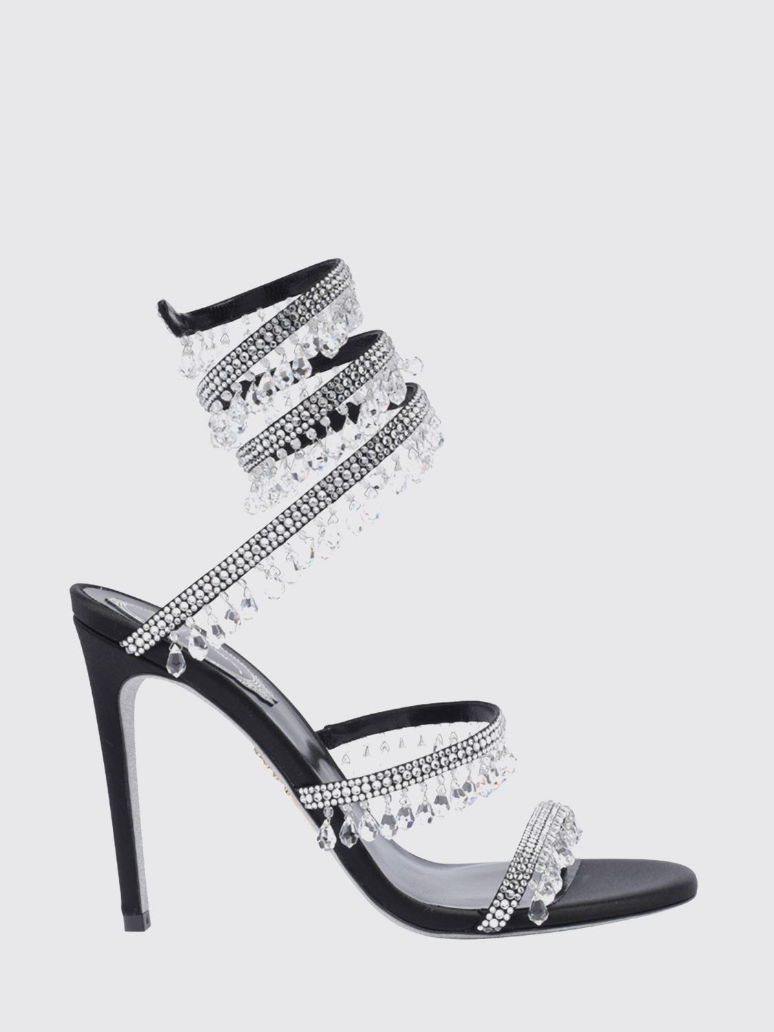 Rene Caovilla Rene Caovilla Heeled Sandal Woman Black Size US 8 / IT 38 - 1 Thumbnail