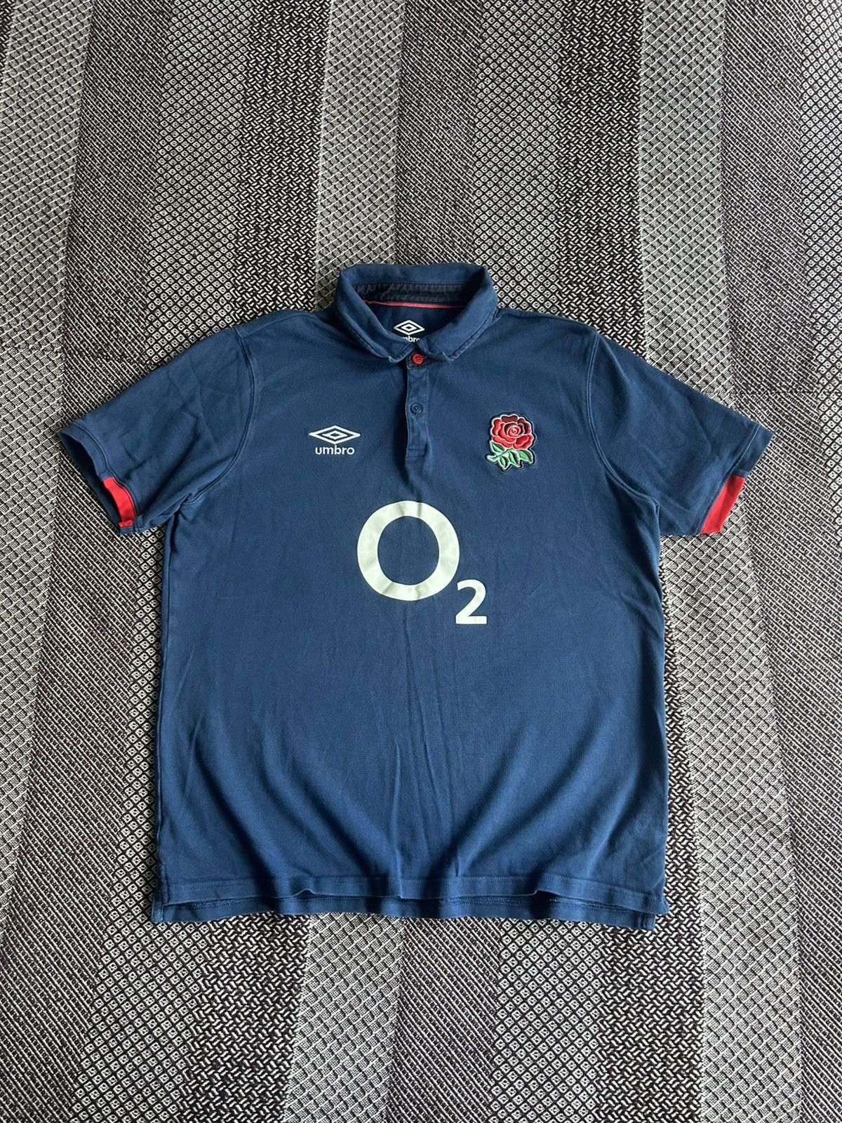 Umbro Umbro England League Rugby O2 Jersey Shirt Mens Size XL Size US XL / EU 56 / 4 - 1 Thumbnail