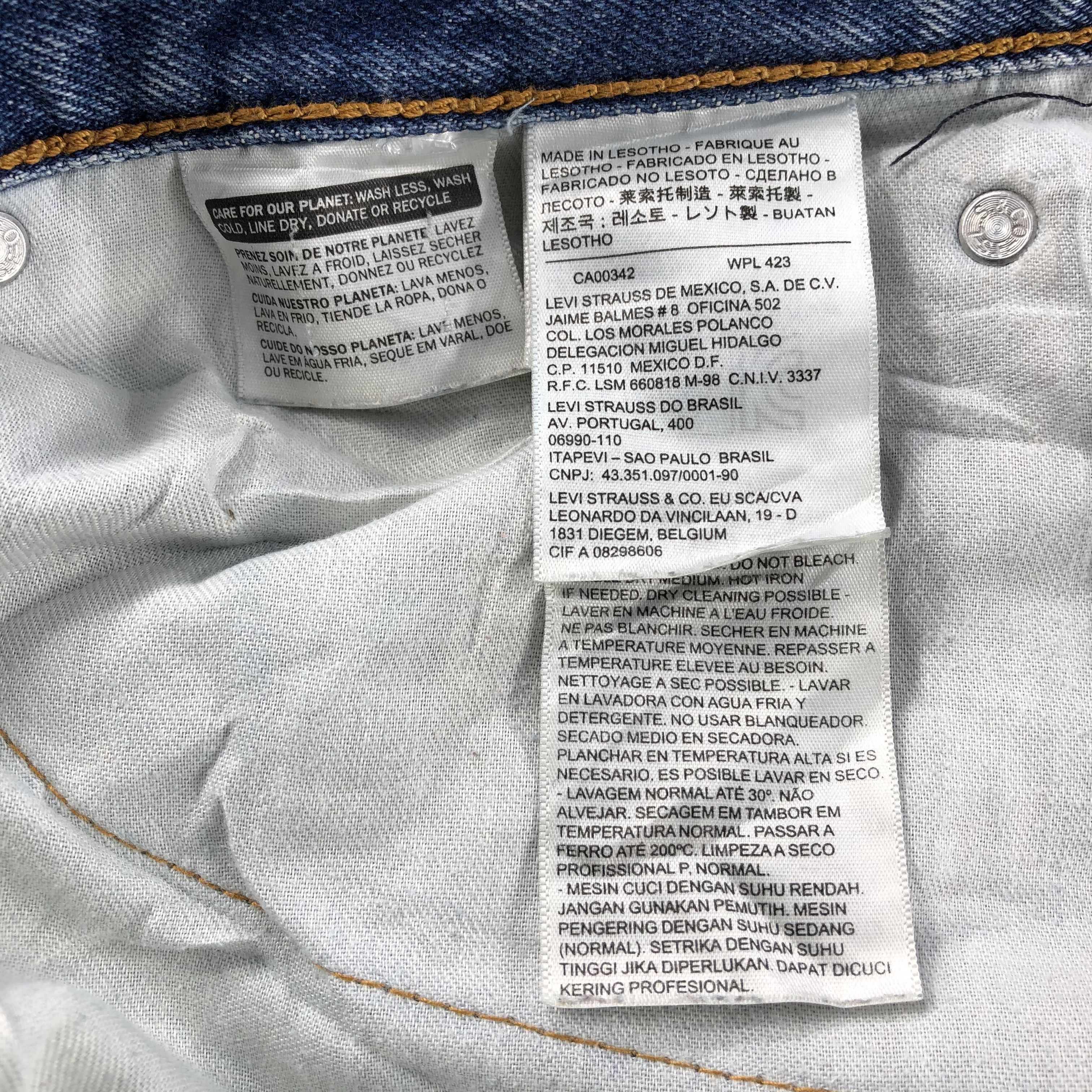 Levi's W46 Vintage Levis 505 Jeans-J1120 Size US 44 / EU 60 - 10 Thumbnail