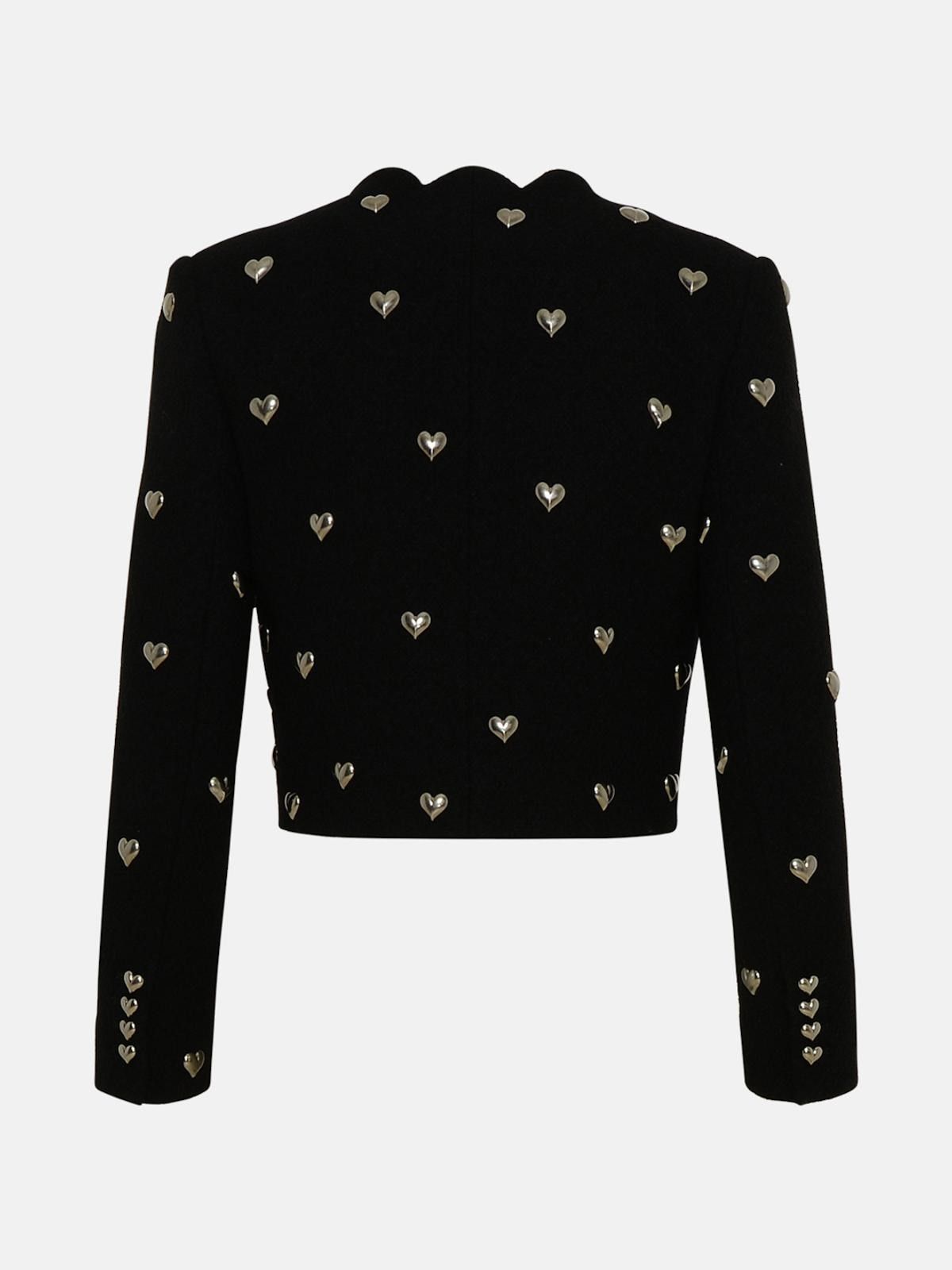Saint Laurent Paris o1bcso1str1124 Cropped Jacket in Black Size S / US 4 / IT 40 - 2 Thumbnail