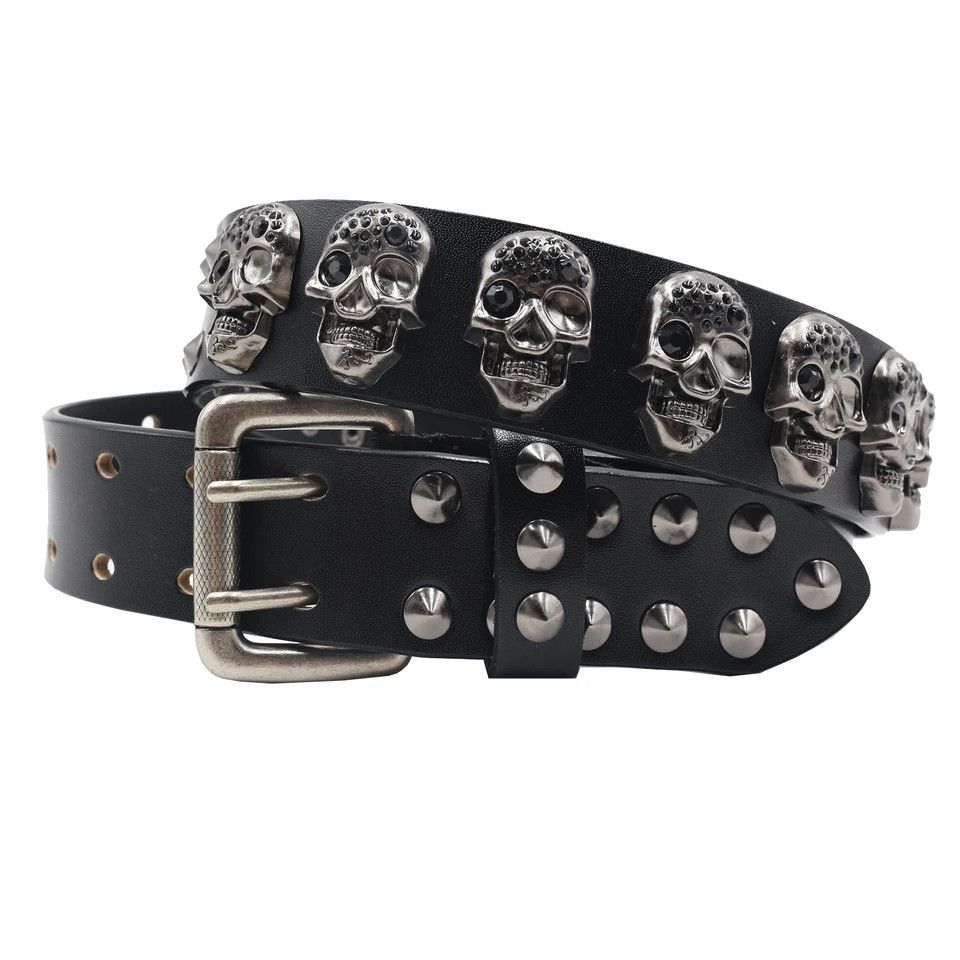Japanese Brand Punk rock skull belt Size ONE SIZE - 3 Thumbnail