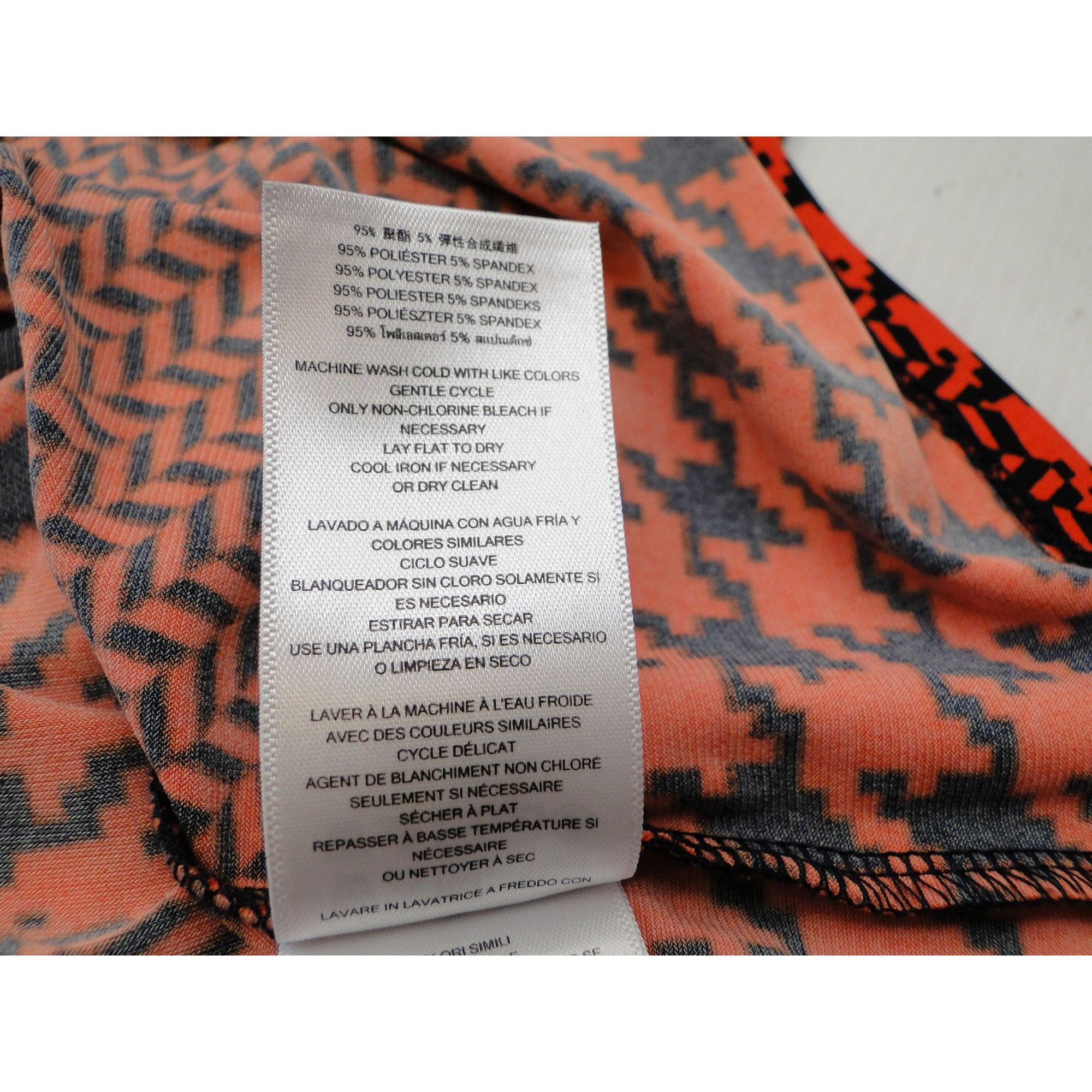 Michael Kors Michael Kors Sheath Dress Womens Small S Orange Red Black Ge Size S / US 4 / IT 40 - 7 Thumbnail