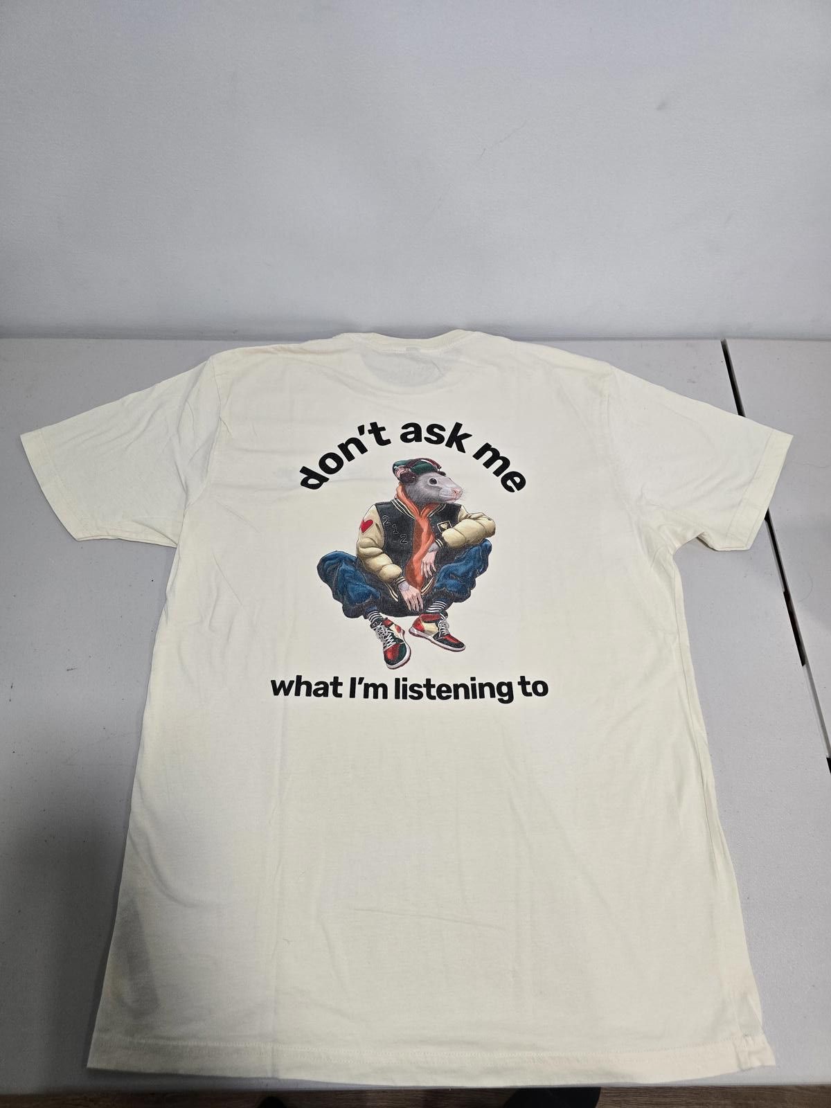 Designer We Love NYC “Don’t Ask Me” Graphic Tee – 100% Cotton Size US L / EU 52-54 / 3 - 1 Thumbnail