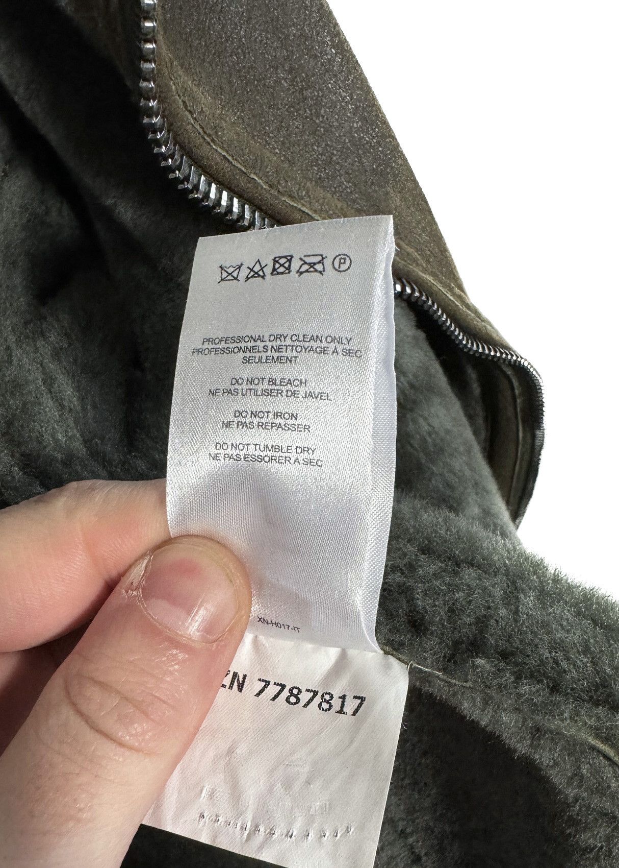 Pringle Of Scotland Pringle of Scotland Olive Green Shearling Coat Size US L / EU 52-54 / 3 - 10 Thumbnail