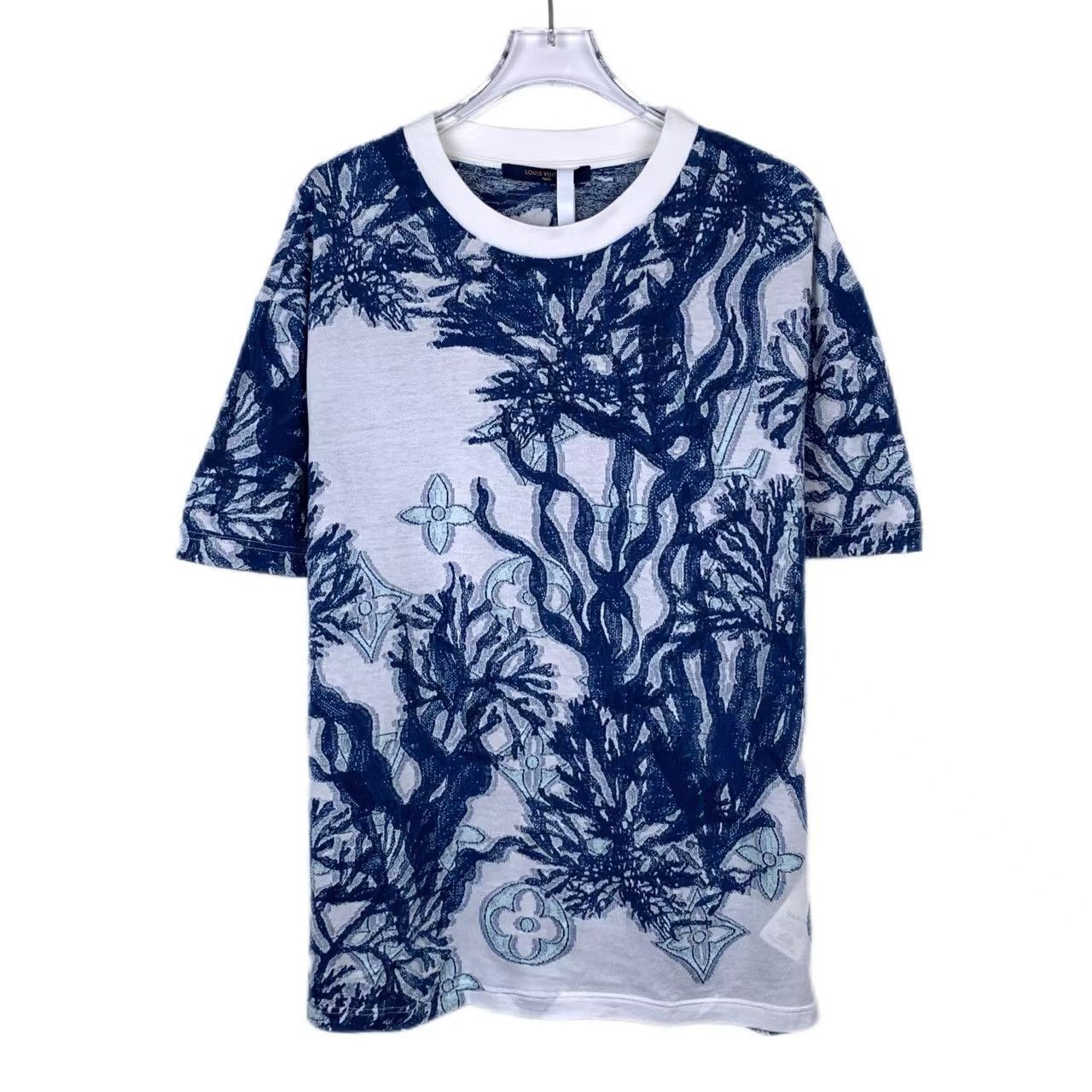 Louis Vuitton Louis Vuitton All-over Logo Print Short Sleeve T-Shirt K26WX Size US L / EU 52-54 / 3 - 1 Thumbnail