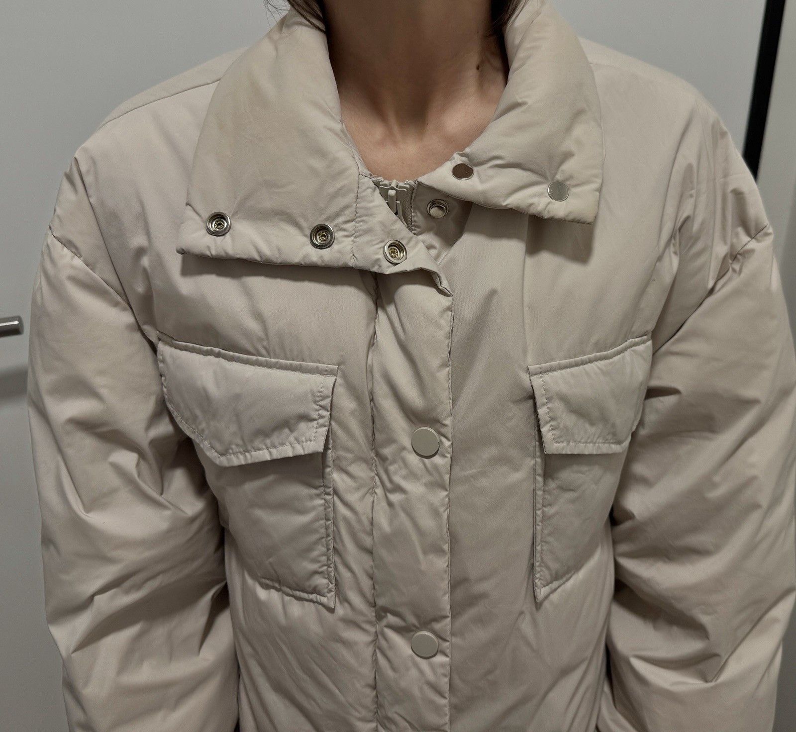 Vintage DDP Meotine Emma Down Puffer Jacket Beige Size XS/S Size S / US 4 / IT 40 - 18 Thumbnail