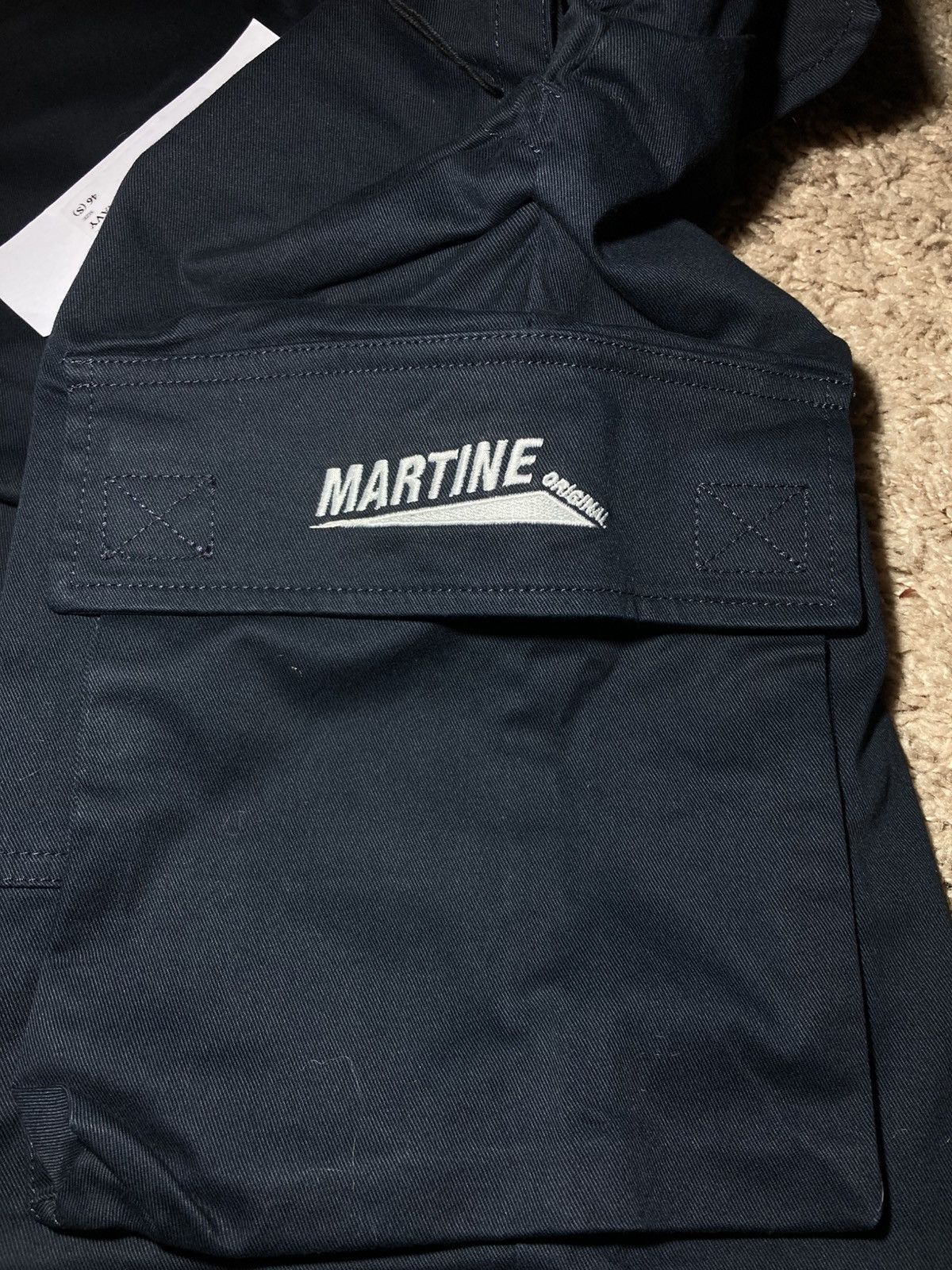 Martine Rose New SS23 Martine Rose Pulled Cargo Trouser Navy 2023 Travis Size US 30 / EU 46 - 6 Thumbnail