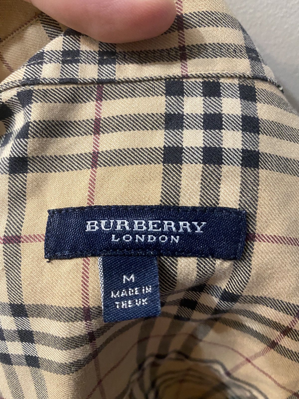 Burberry × Vintage Vintage Luxury fullprint short sleeve shirt button up Size US L / EU 52-54 / 3 - 2 Thumbnail