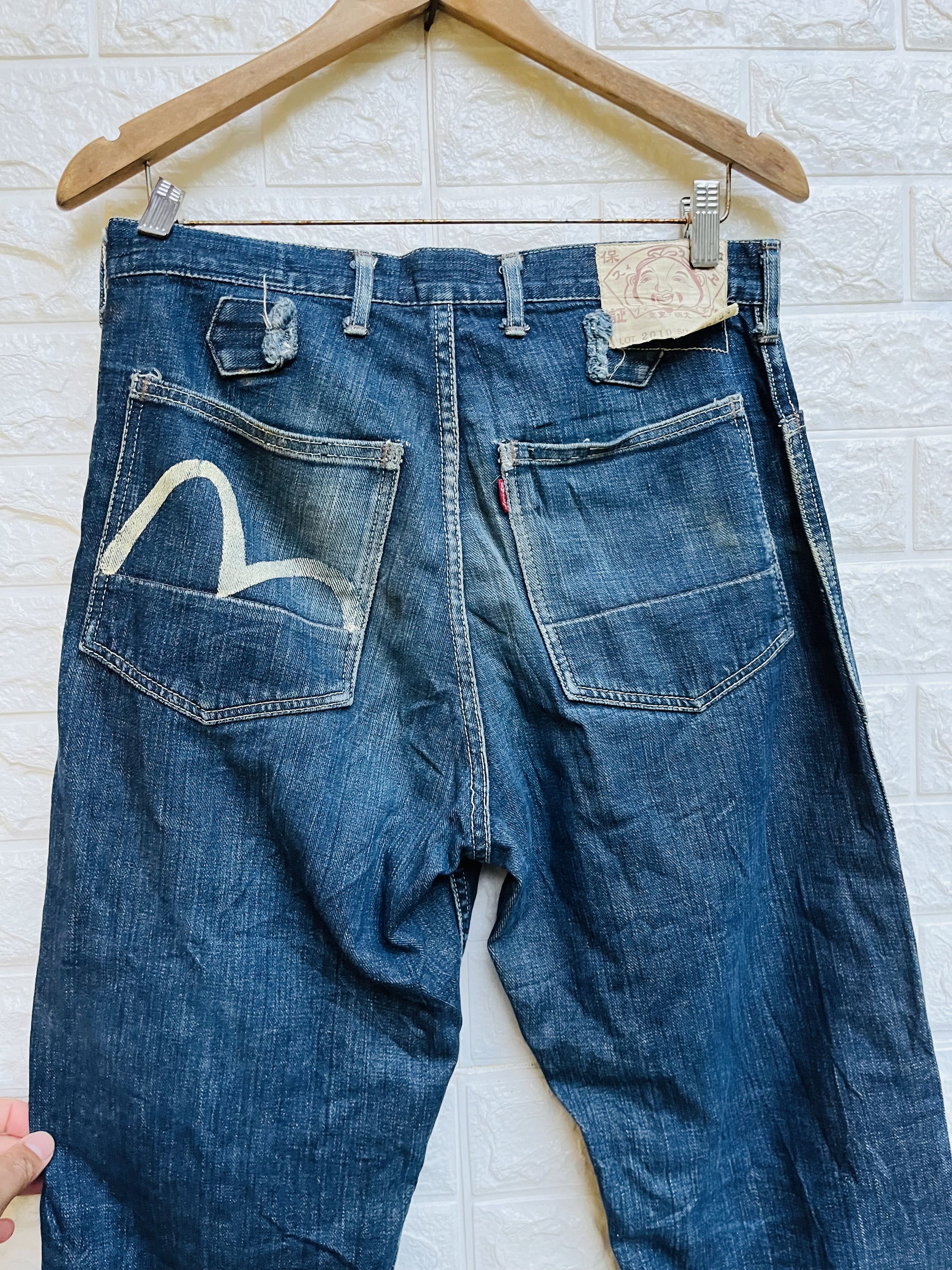 Evisu × Vintage Vintage Evisu Lot 2010 Japanese Designer Fashion Style Size US 31 - 7 Thumbnail