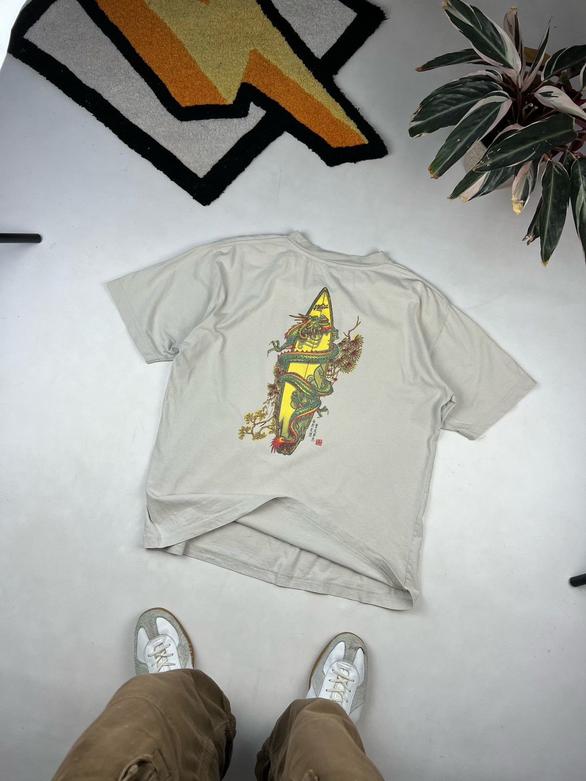 No Fear Vintage 90s No Fear Tshirt dragon jnco style Size US M / EU 48-50 / 2 - 2 Thumbnail