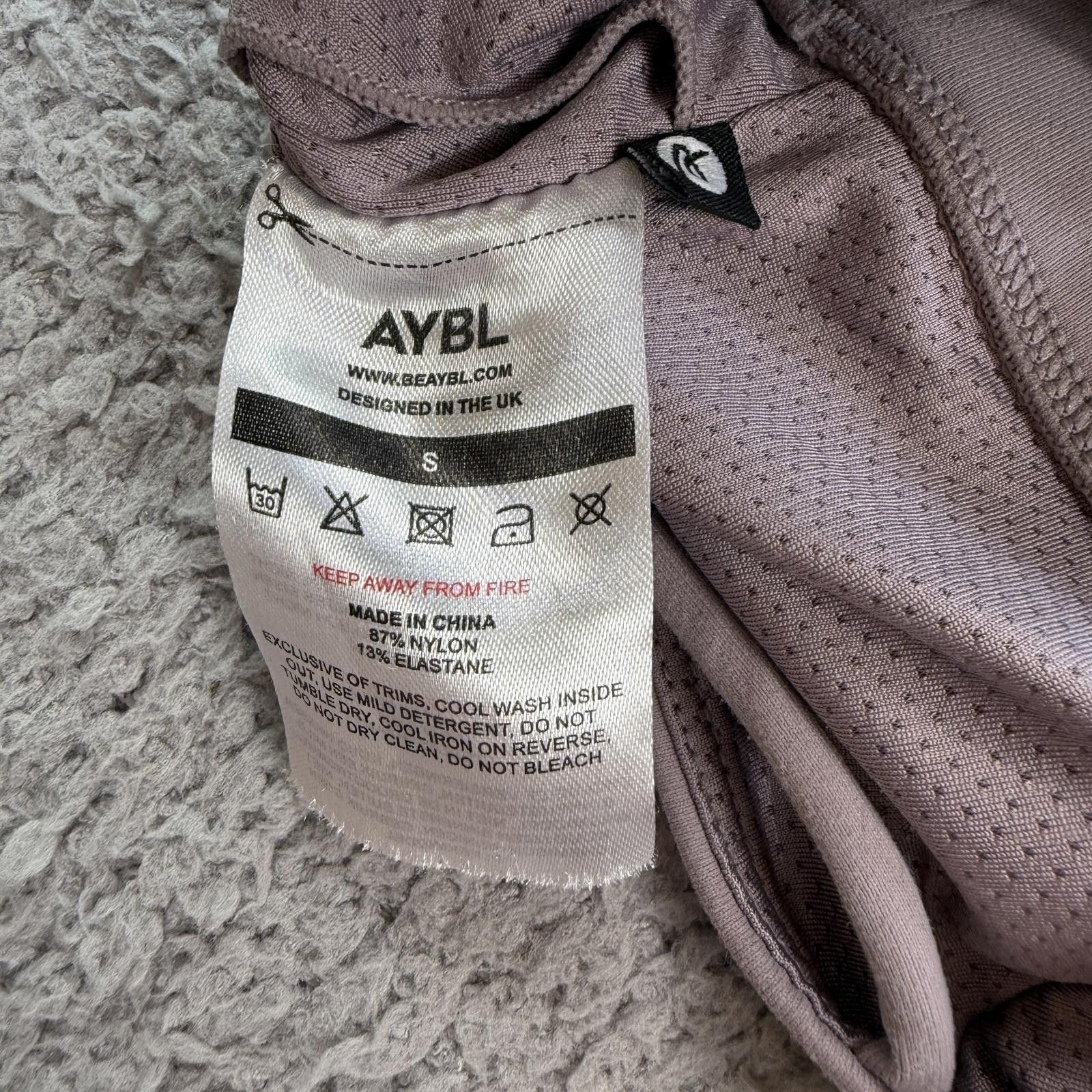 Virgil Abloh AYBL Women’s Taupe Sports Bra Small Racerback Strappy Gym Size ONE SIZE - 4 Thumbnail