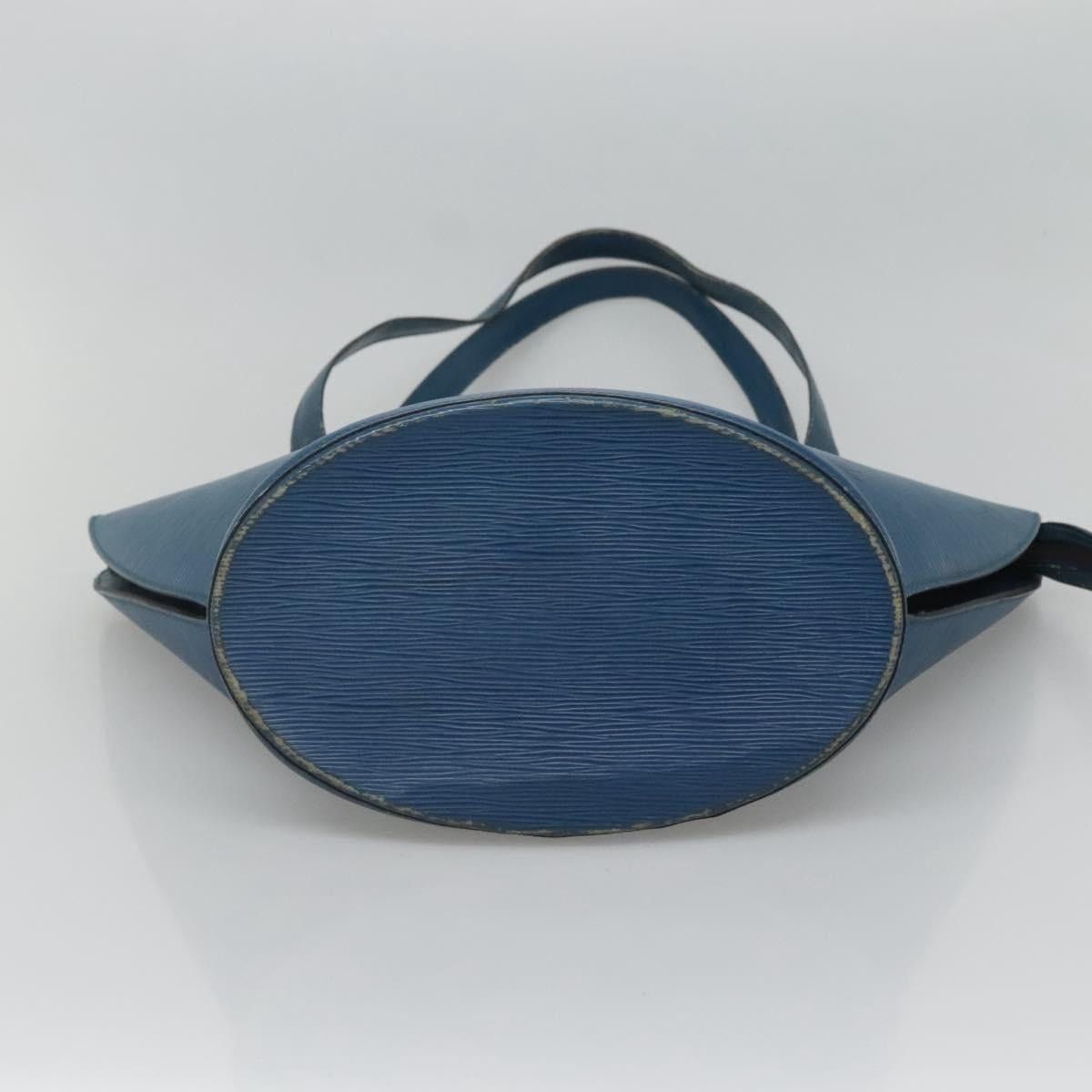 Louis Vuitton LOUIS VUITTON Epi Saint Jacques Shopping Shoulder Bag Blue Size ONE SIZE - 5 Thumbnail
