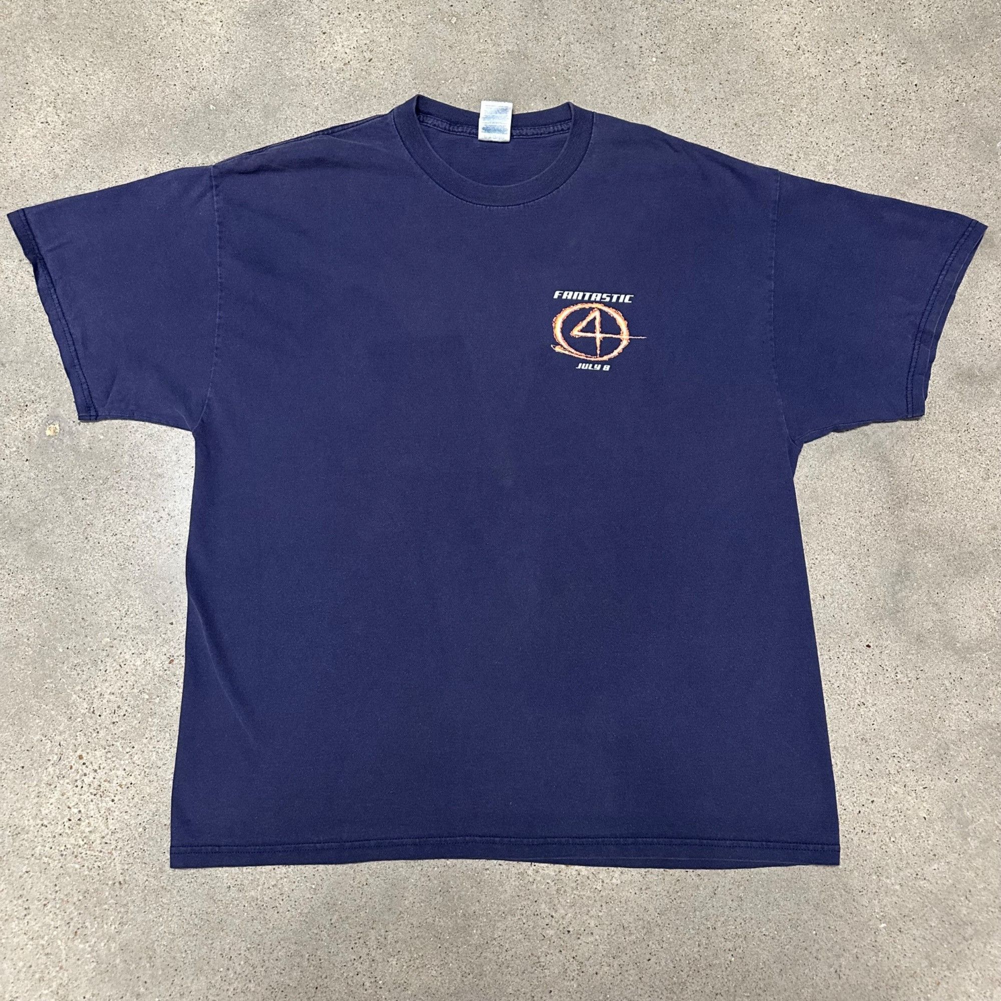 Vintage Vintage Fantastic Four Movie Promo Shirt Size US XL / EU 56 / 4 - 1 Thumbnail