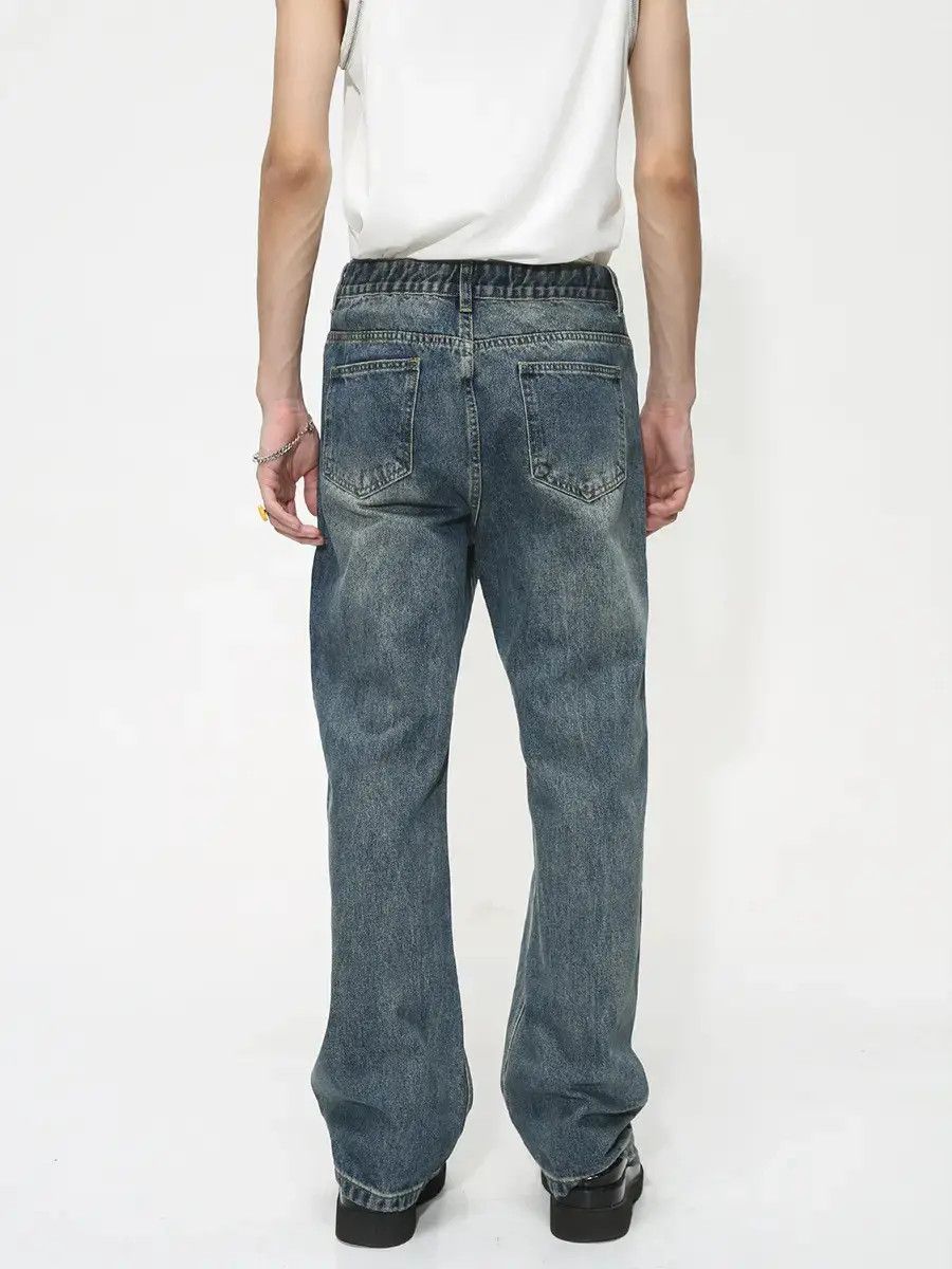 Japanese Brand Retro loose high street micro flared jeans Size US 32 / EU 48 - 2 Thumbnail