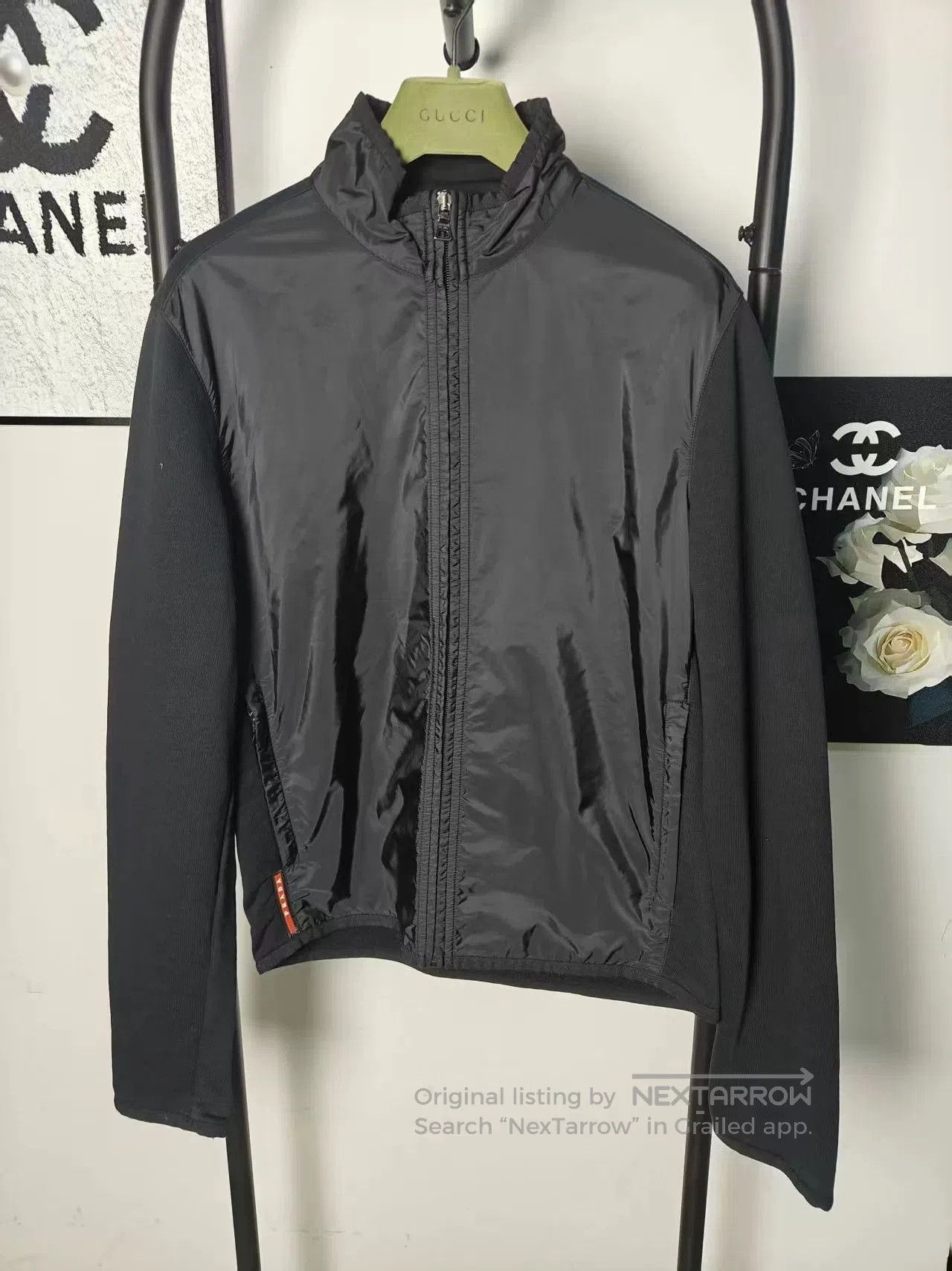 Designer × Luxury × Prada Prada SGV730 Black Nylon Zip GORE-TEX