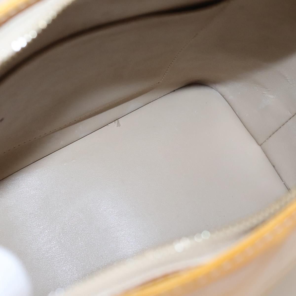 Louis Vuitton LOUIS VUITTON Monogram Vernis Houston Hand Bag Beige M91004 Size ONE SIZE - 10 Thumbnail