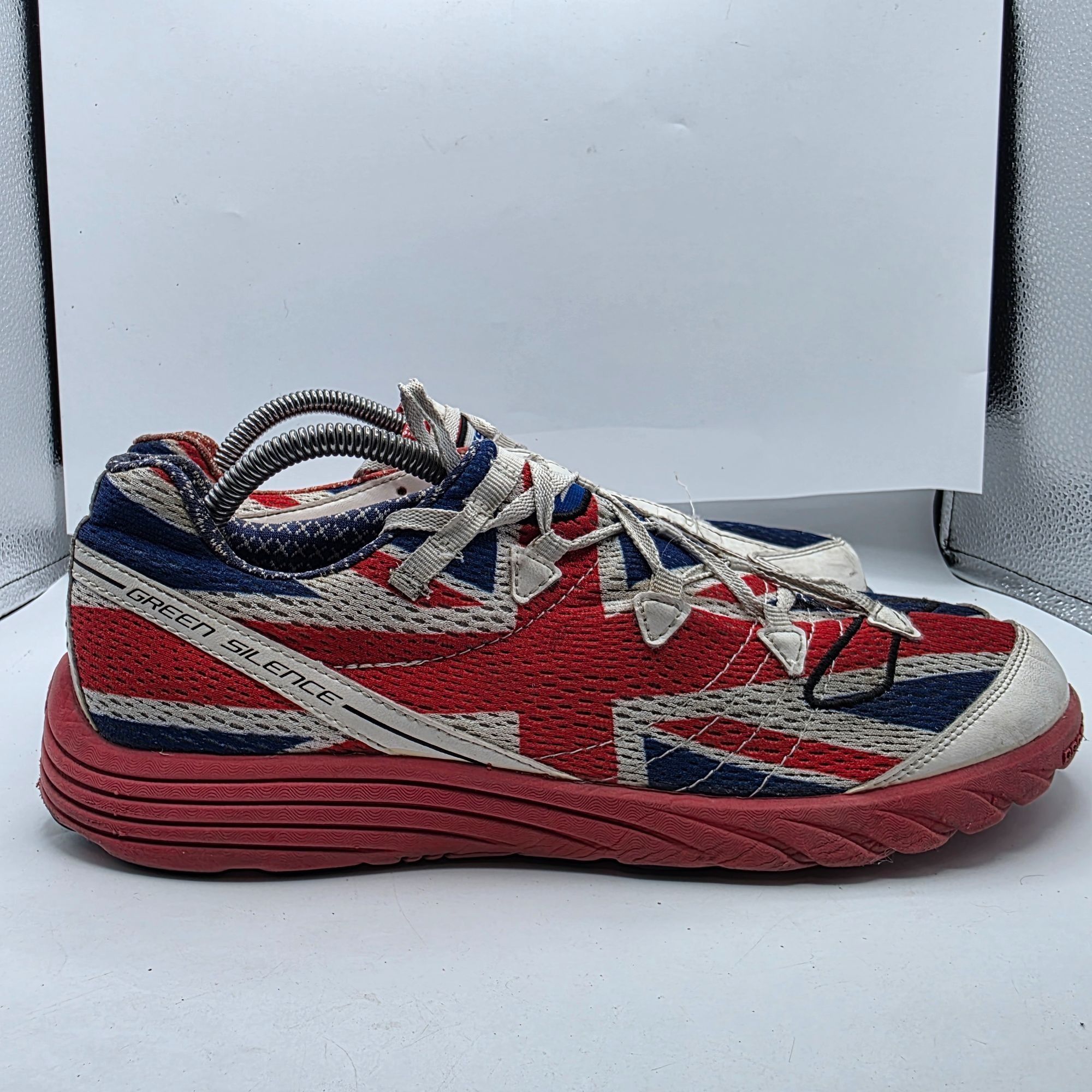 Brooks Brooks Green Silence Union Jack Mens Size 11 Athletic Shoes Size US 11 / EU 44 - 12 Thumbnail