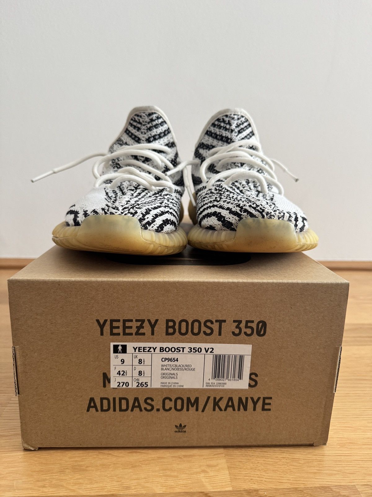Adidas × Yeezy adidas Yeezy Boost 350 V2 Zebra Size US 9 / EU 42 - 2 Thumbnail