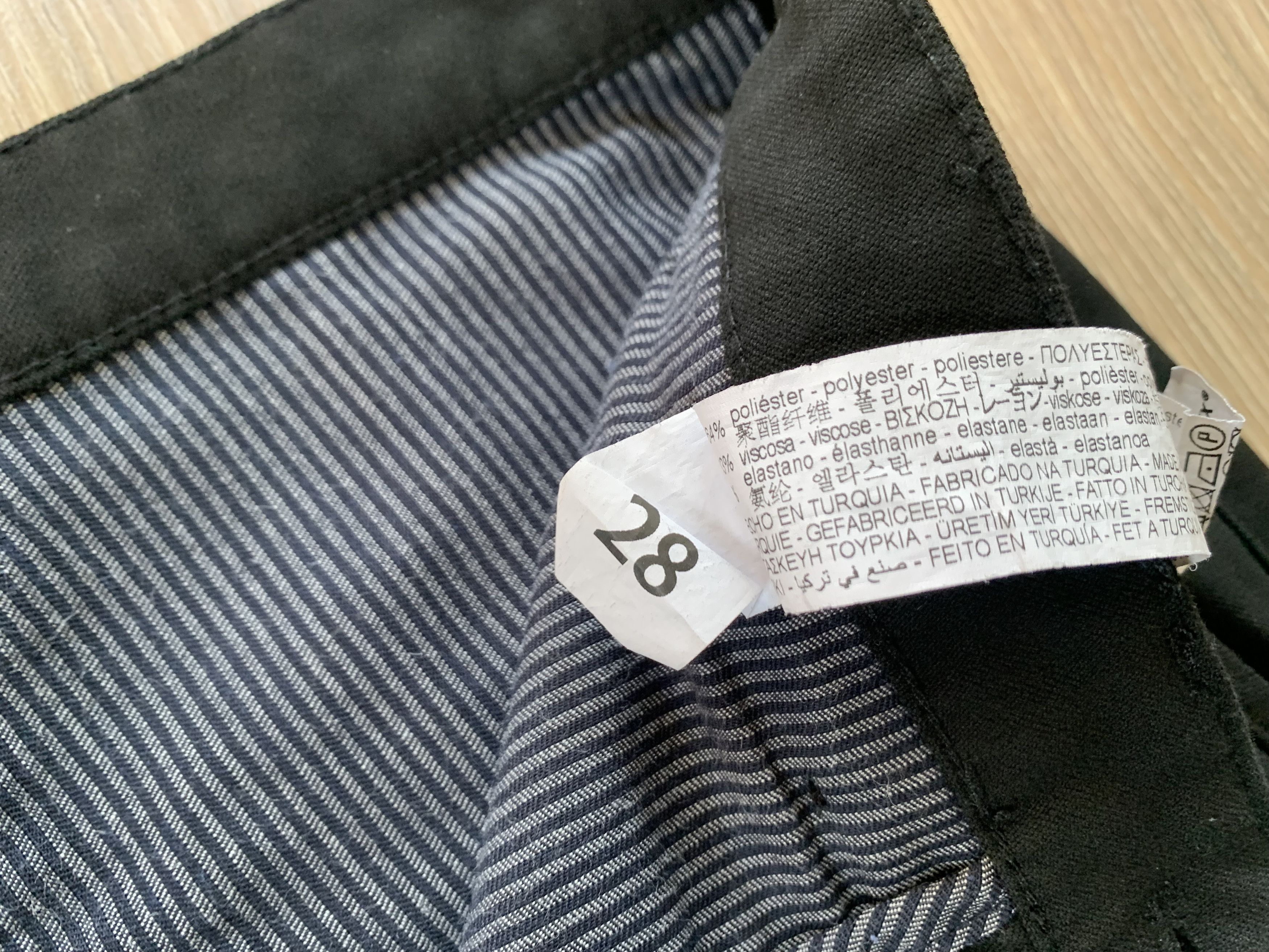 Zara Zara Black Classic Stretch Trousers Pants Size US 29 - 10 Thumbnail