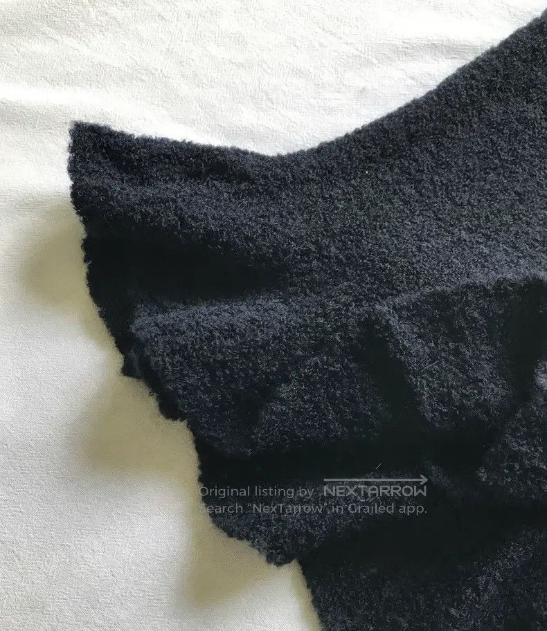 Comme des Garcons Comme Des Garcons Ruffled deep navy wool cardigan with sty Size S / US 4 / IT 40 - 8 Thumbnail