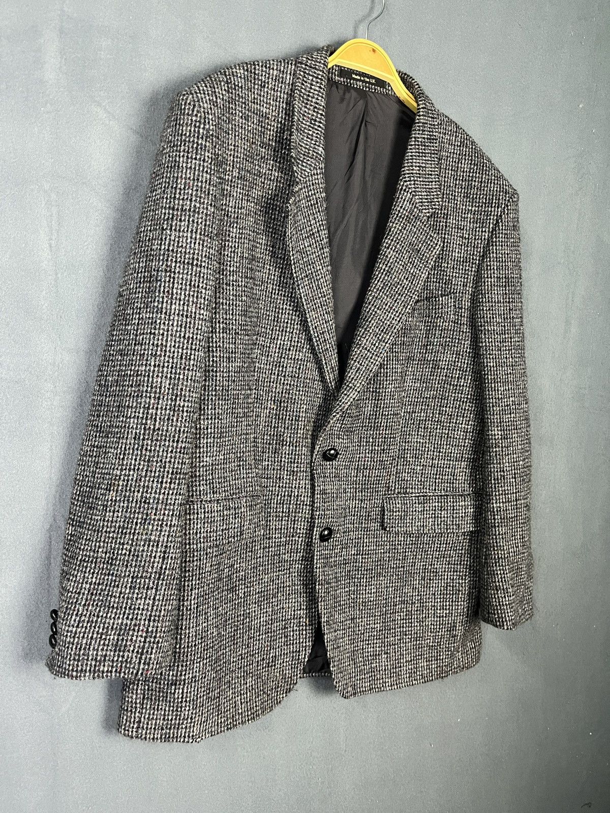 Harris Tweed × Vintage Harris Tweed Wool Blazer Made in the UK Size 44R - 6 Thumbnail