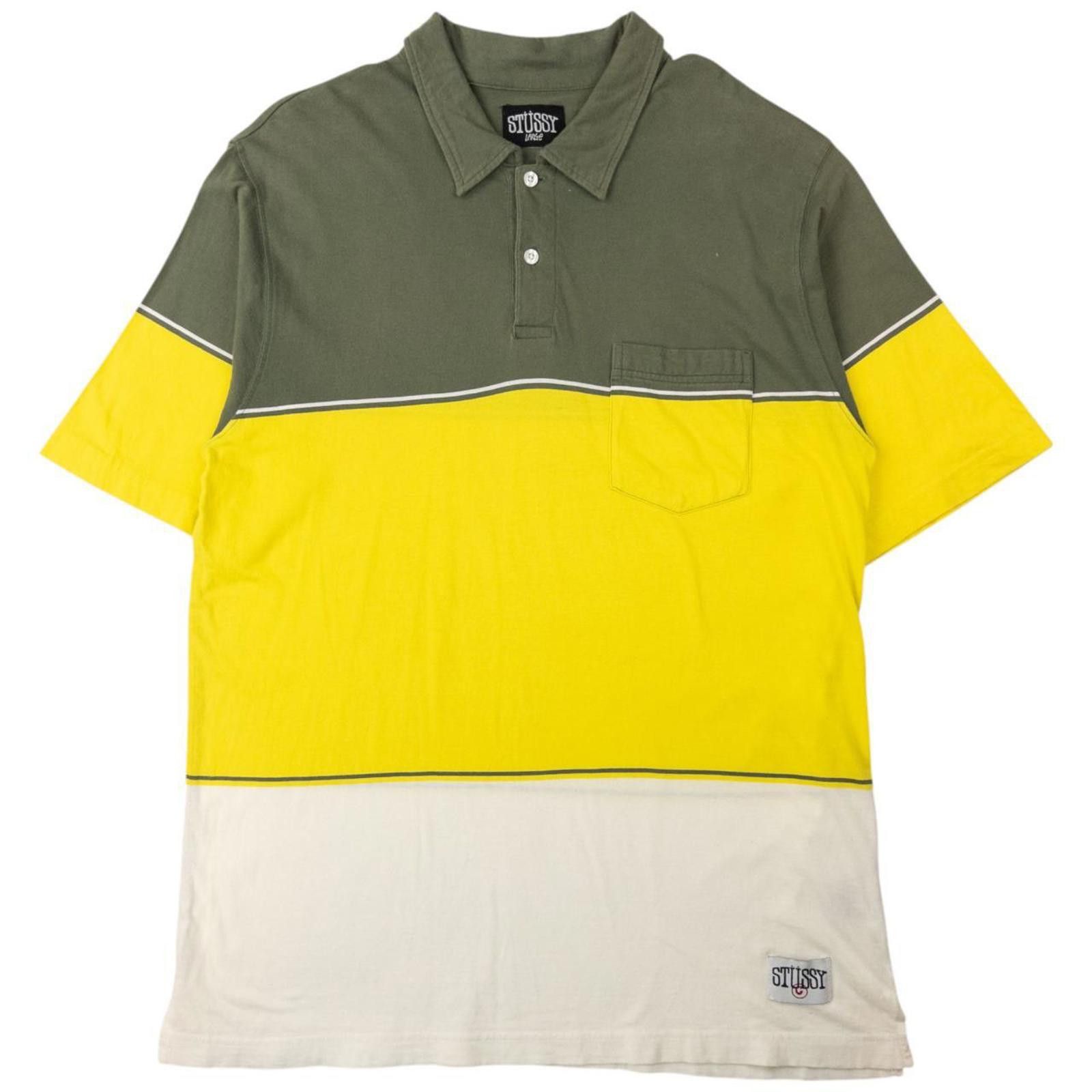 Stussy Vintage Stussy Colour Block Polo Shirt Size L Size US L / EU 52-54 / 3 - 1 Thumbnail