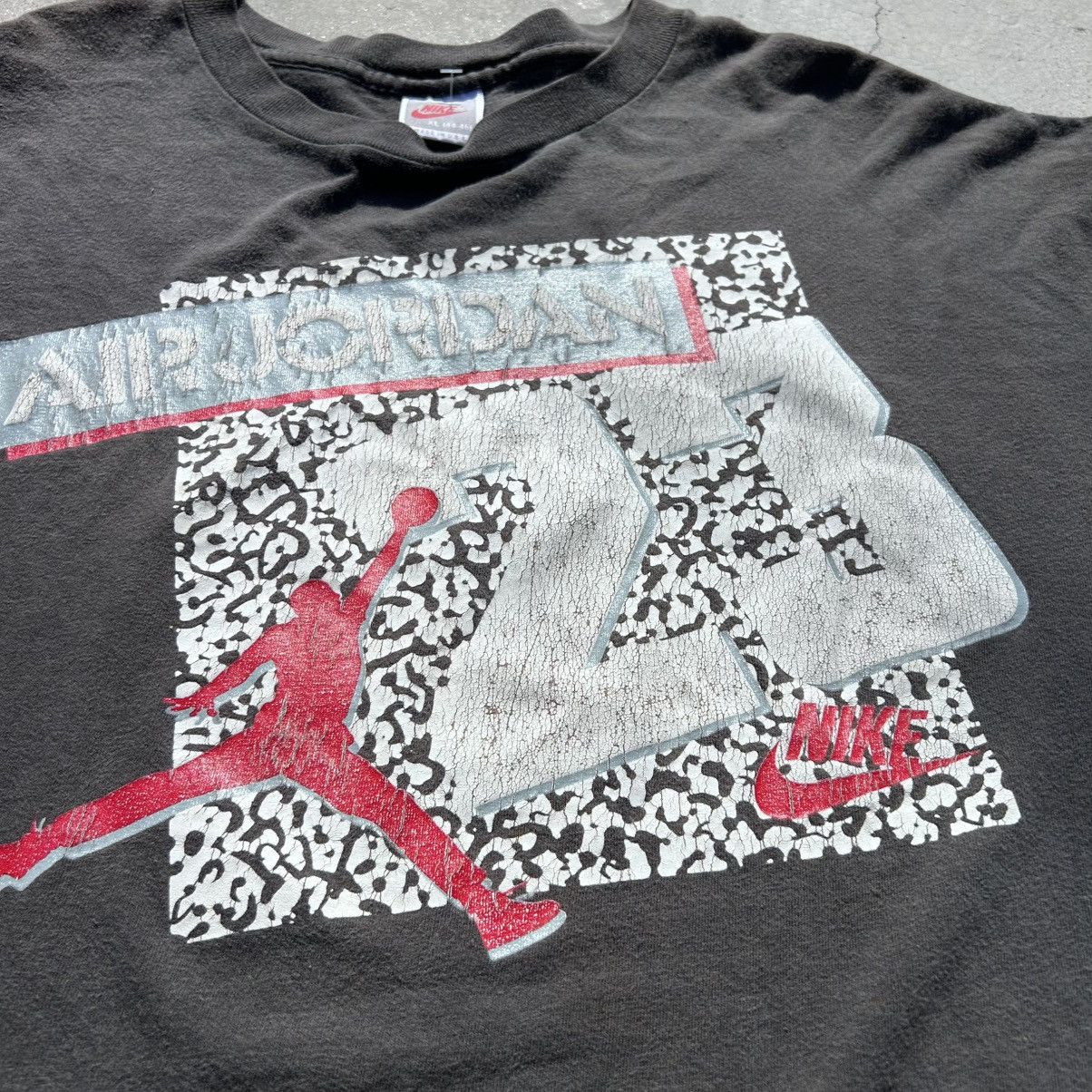 Nike Vtg 90s Nike Air Jordan 23 Elephant Print Tee XL Made in USA Size US XL / EU 56 / 4 - 5 Thumbnail