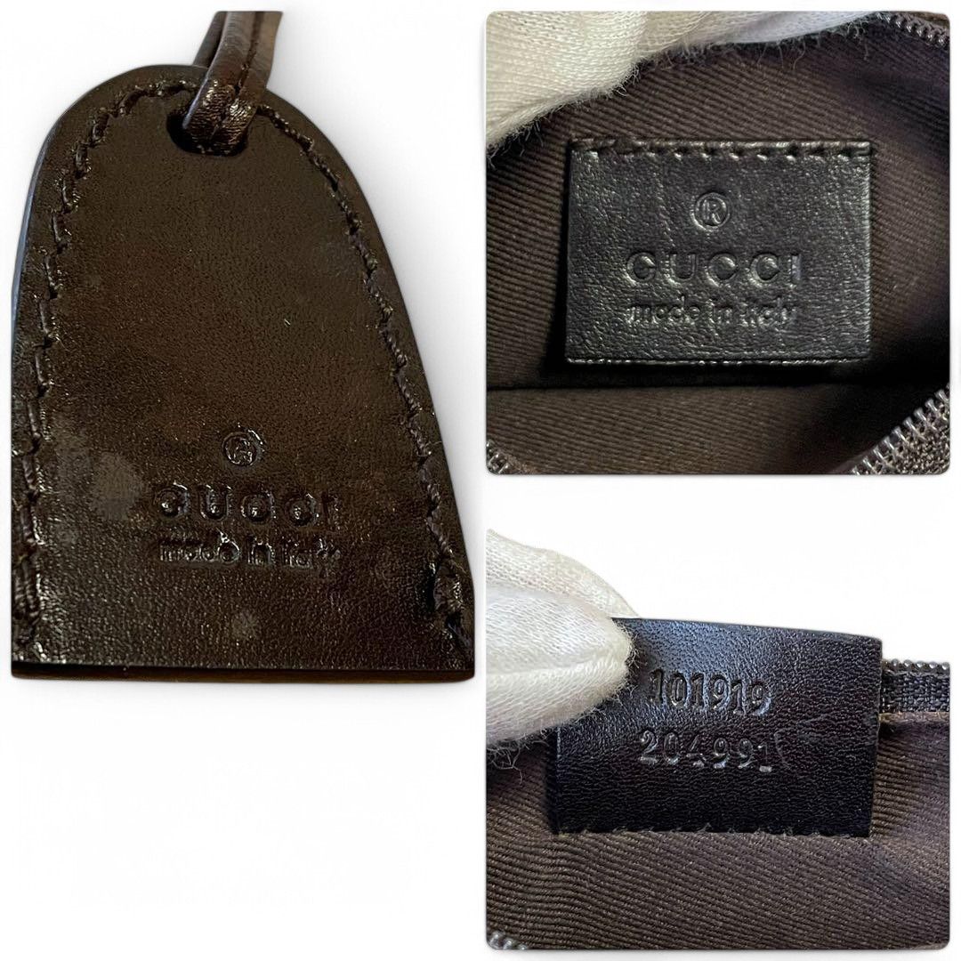 Gucci Gucci - Shoulder Bag Handbag Beige Monogram Brown Leather Size ONE SIZE - 6 Thumbnail