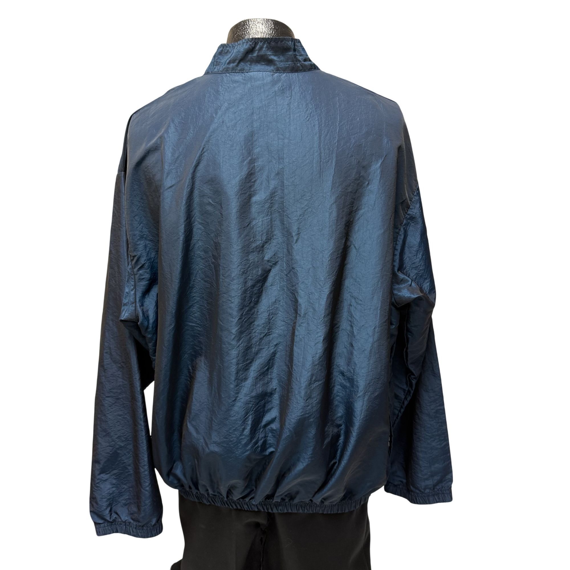 Other Vtg Surf Style SHINY Blue IRIDESCENT Surfer Windbreaker OS Size US L / EU 52-54 / 3 - 4 Thumbnail