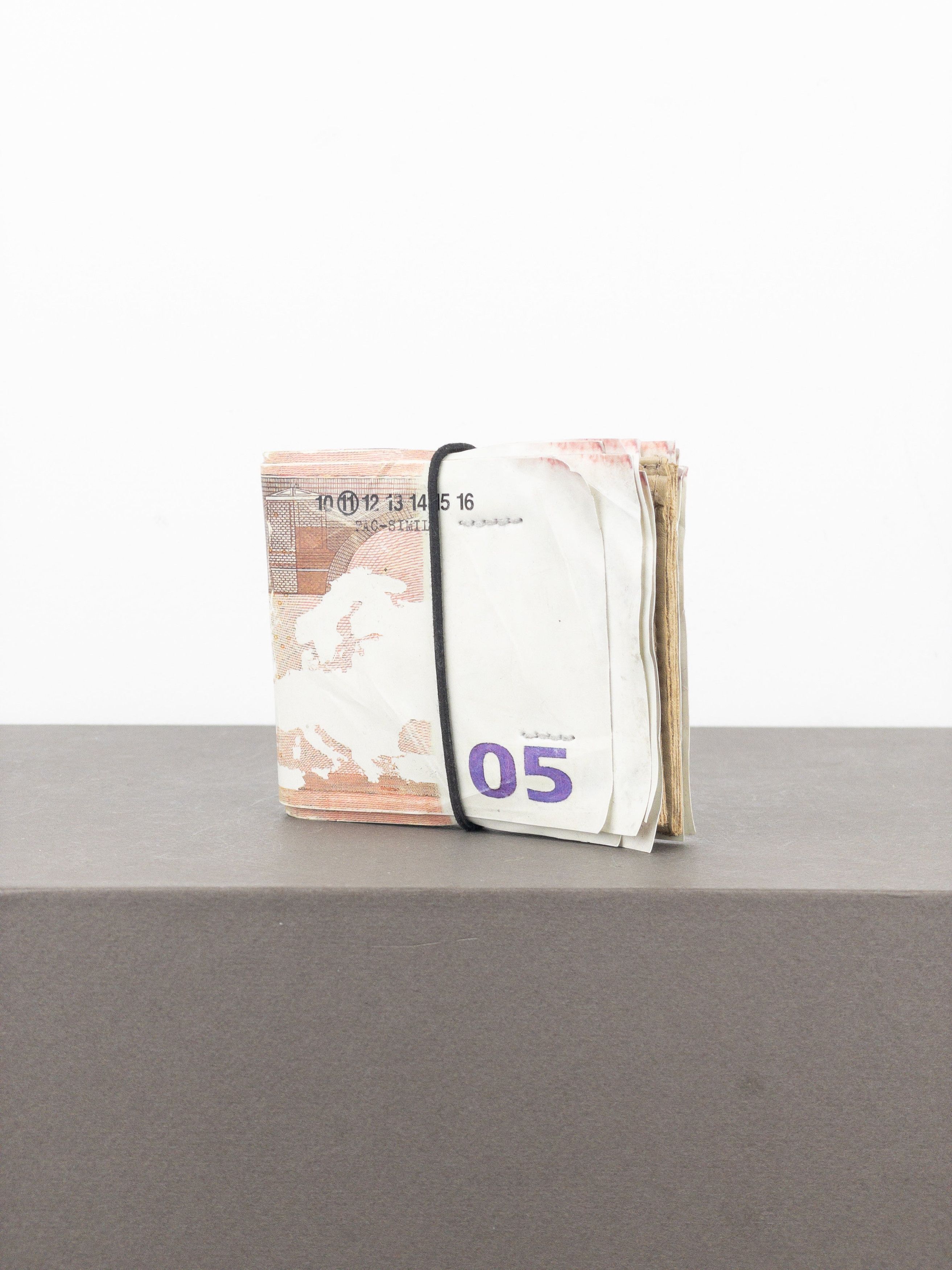 Maison Margiela SS08 Artisanal '05 Euro Bills' Bifold Wallet Size ONE SIZE - 1 Thumbnail