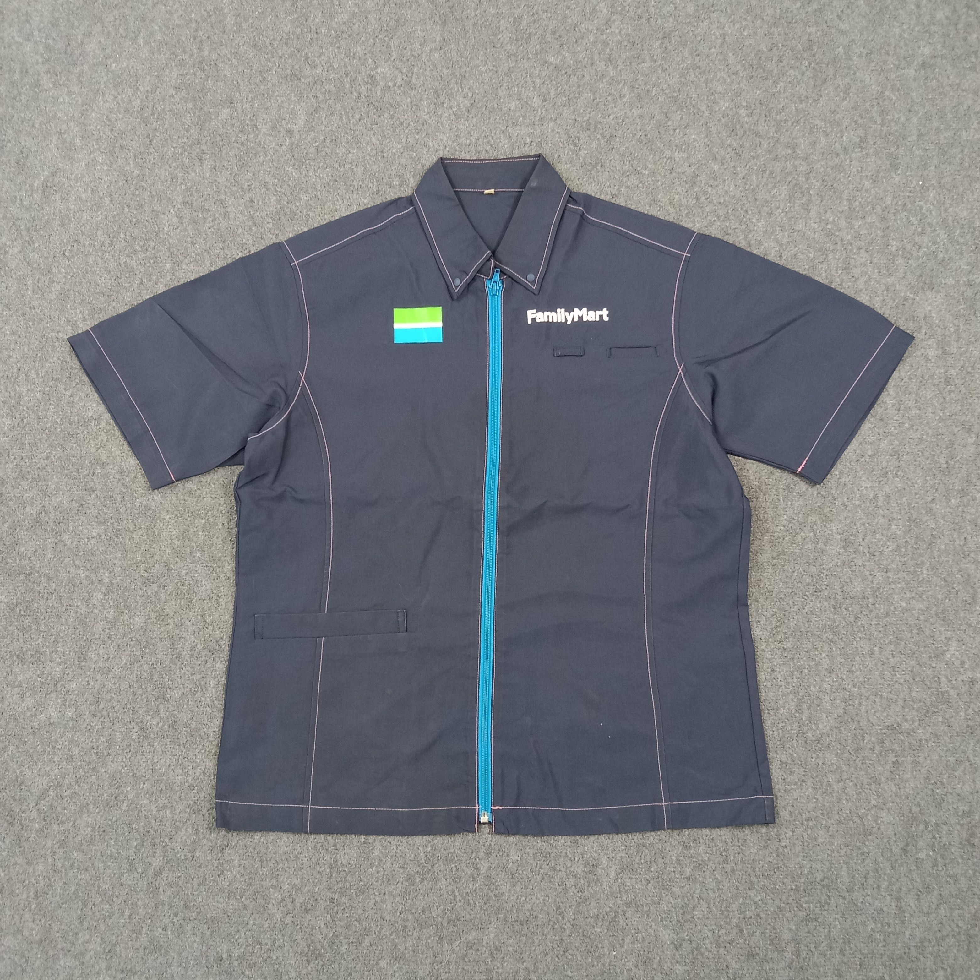 Japanese Brand Family Mart Japanese Staff Workwear Jacket C276N27 Size US M / EU 48-50 / 2 - 1 Thumbnail