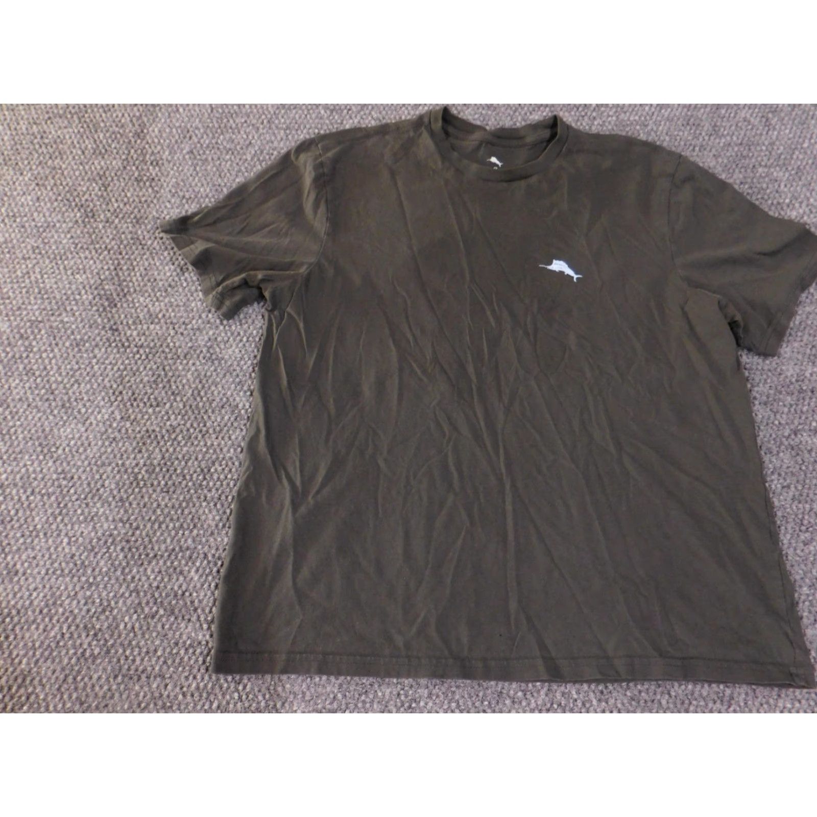 Tommy Bahama VINTAGE Tommy Bahama Shirt Mens M Green Spin Class Graphic Marlin Logo Cotton Tee Size US M / EU 48-50 / 2 - 5 Thumbnail